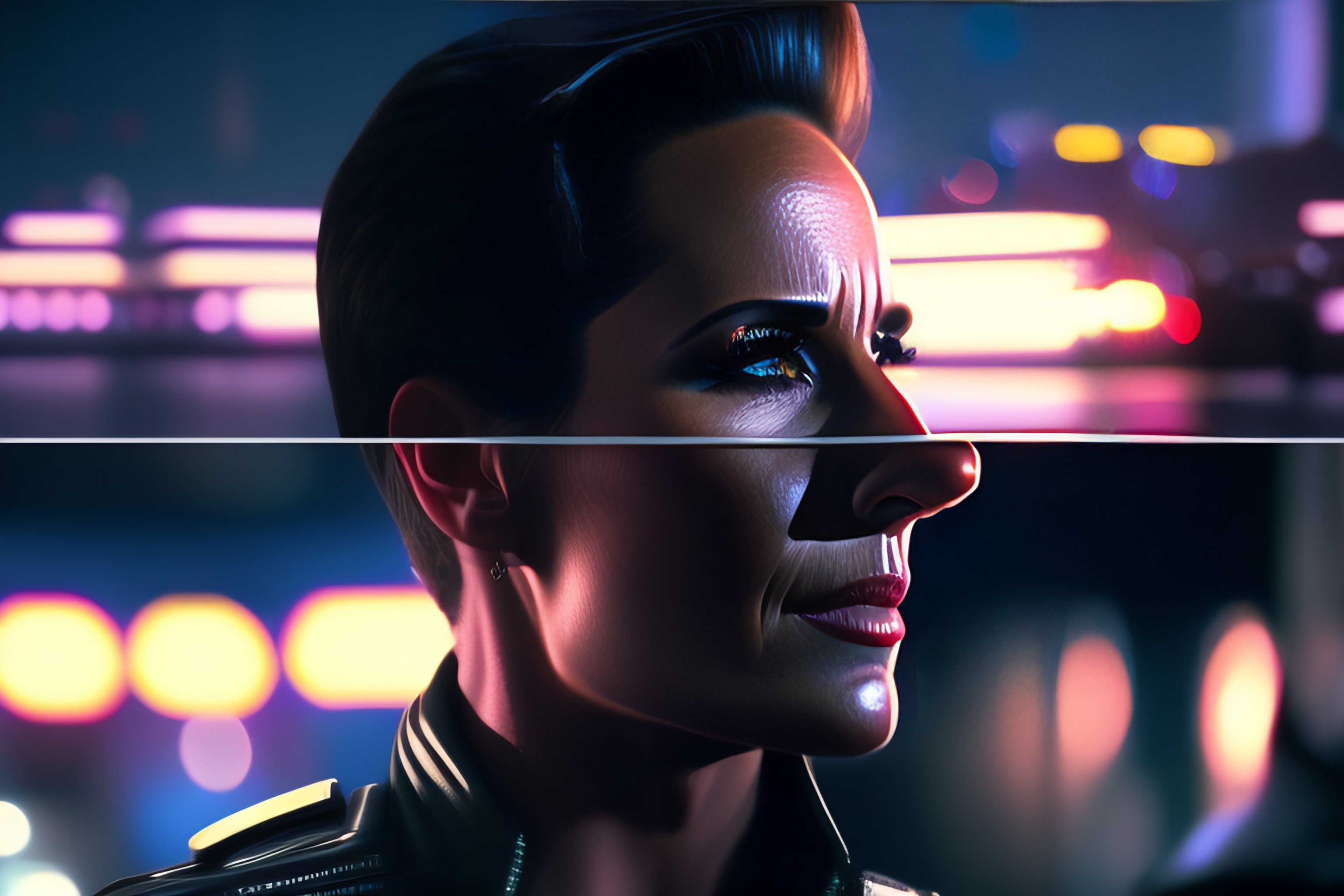 Lexica - Terminator movie clips, realistic widescreen city background ...