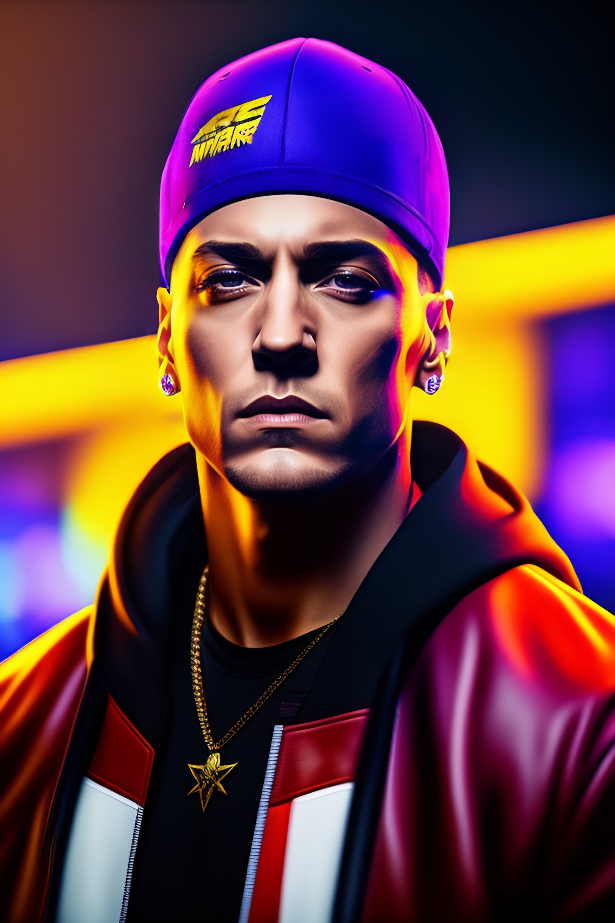 Lexica - , rapper Eminem, cyberpunk 2077,
