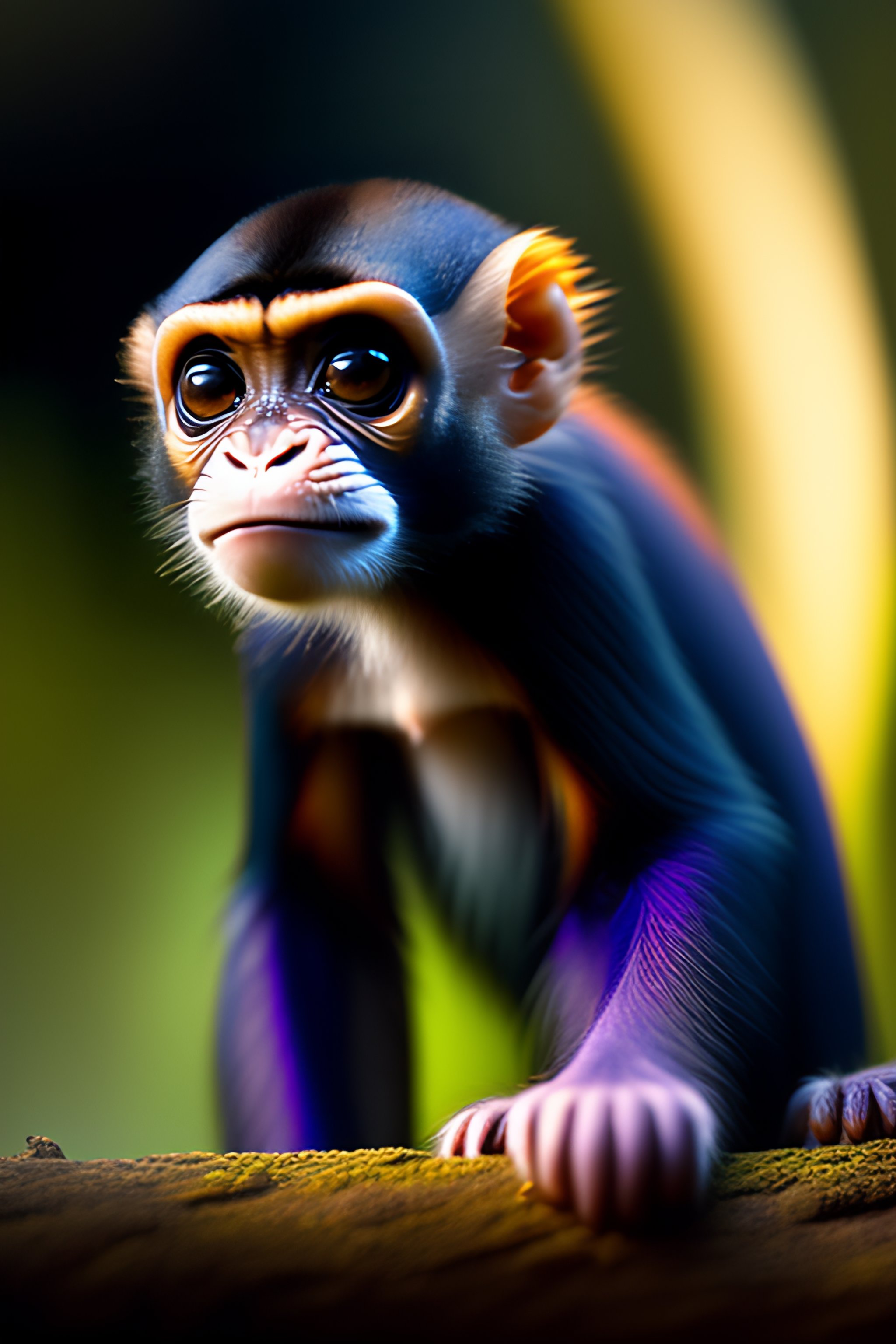 Lexica - Spider monkey pixar