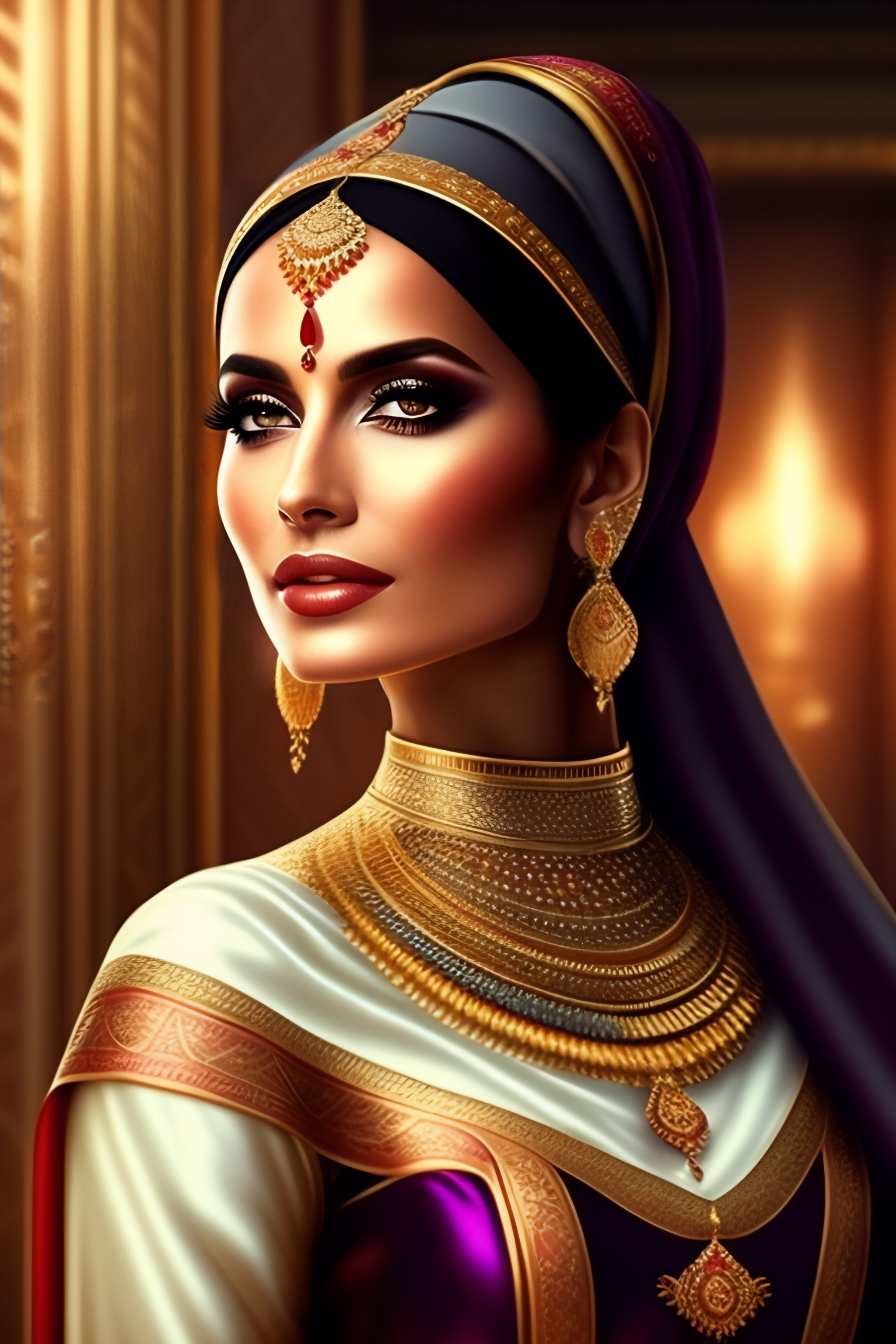 Lexica - An arabian empress with the most elegant to the eyes and the ...