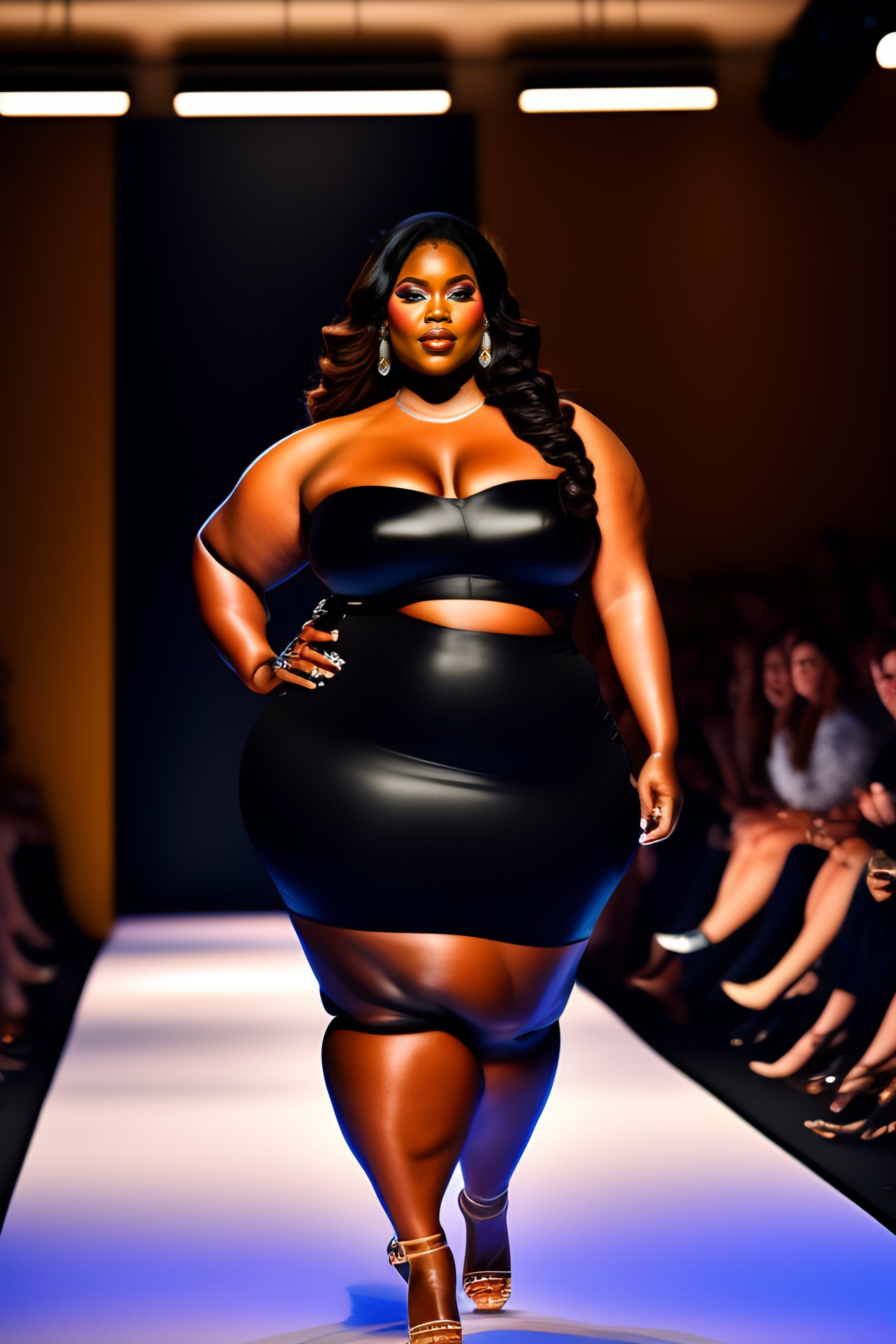 Lexica - Fashion show plus size cothic women