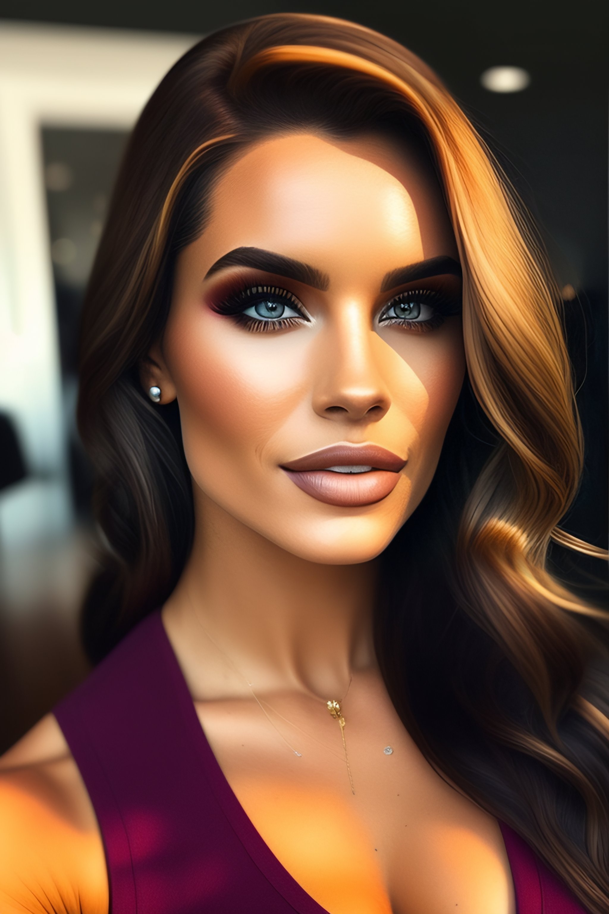 Lexica White girl instagram model