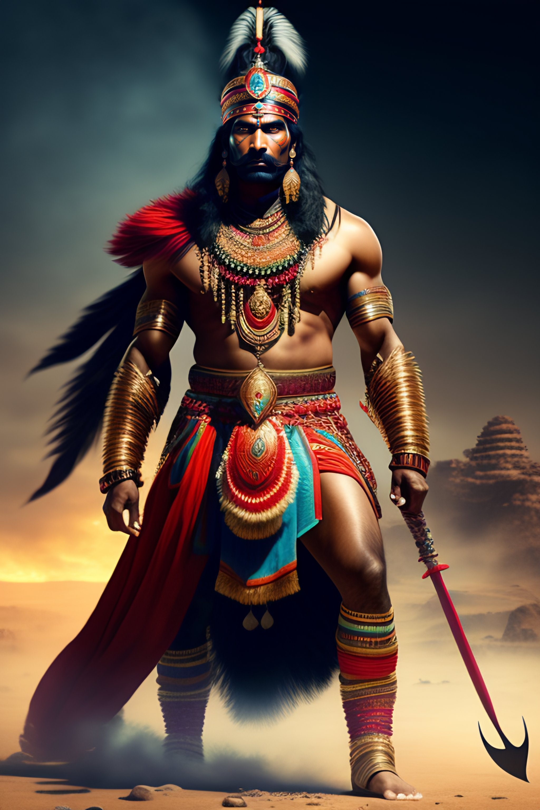ancient indian warrior