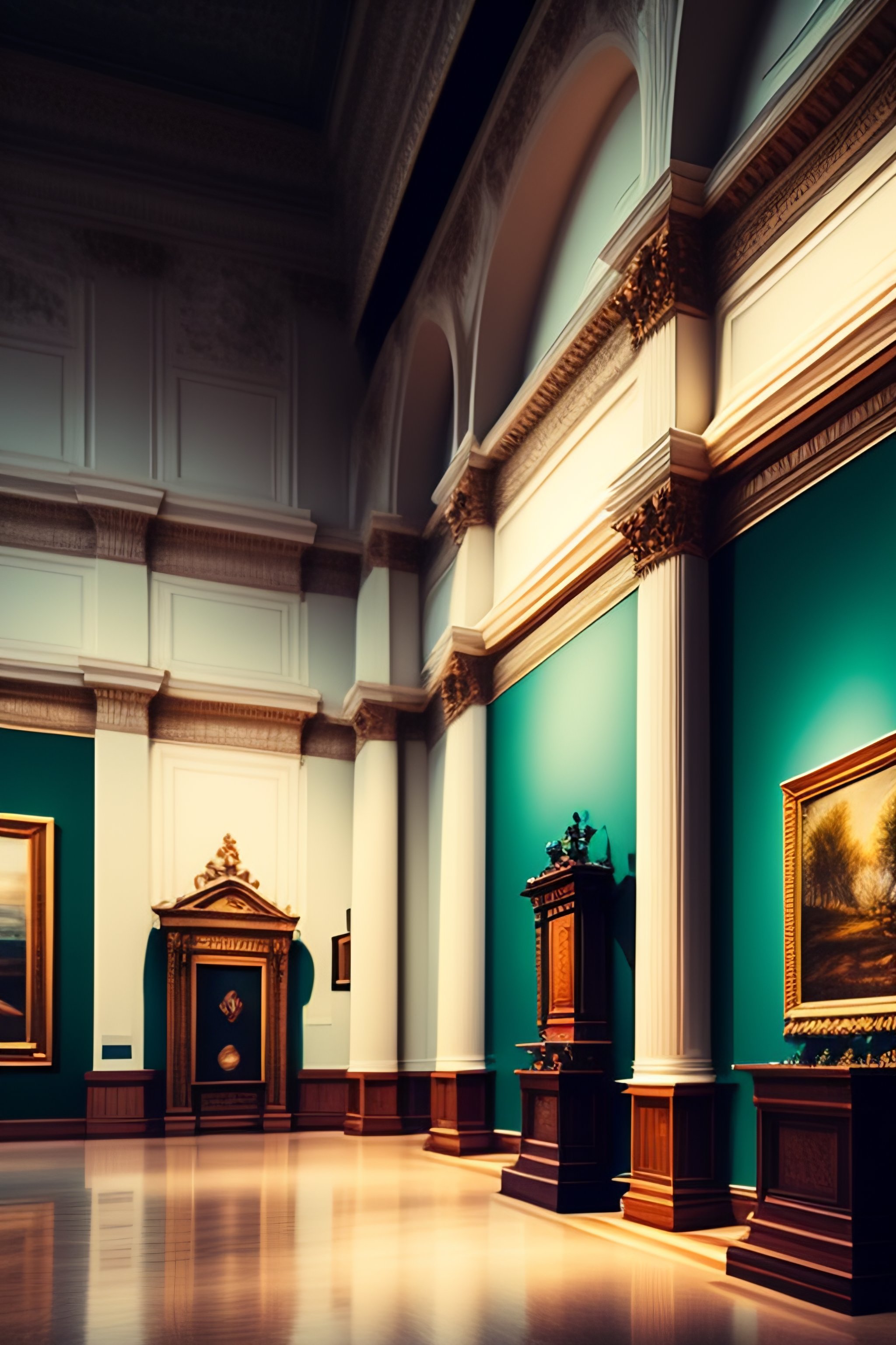 Lexica - Art museum interior