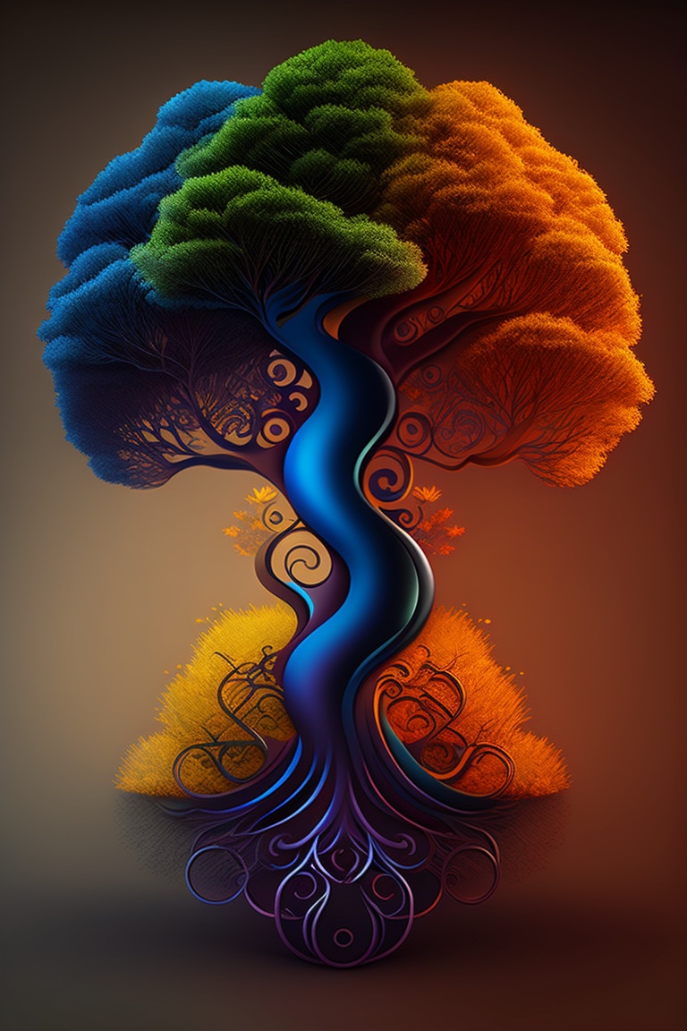 Lexica - Emblem for the team: a tree with roots that intertwine ...