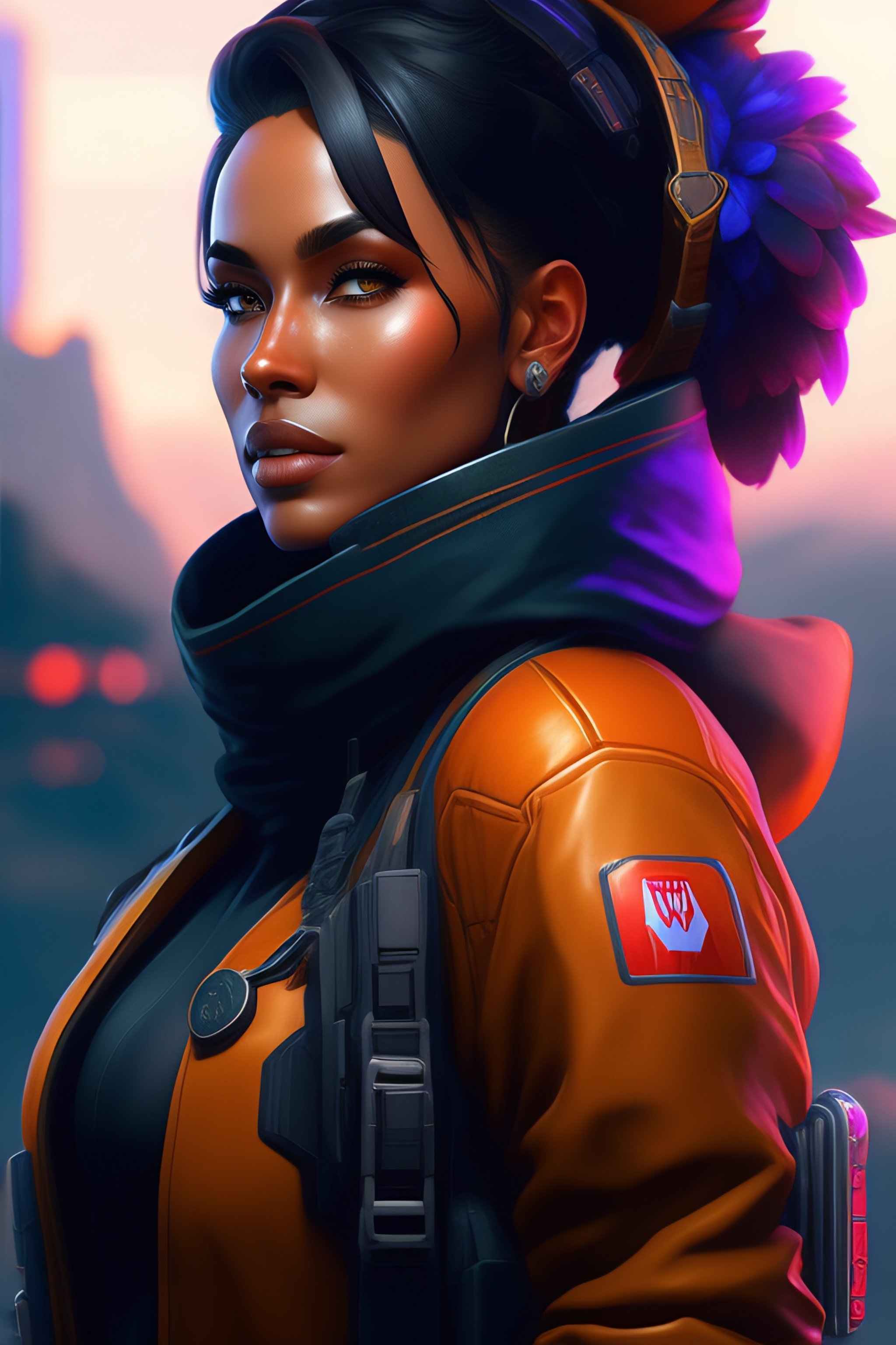 Lexica - Mario as apex legends character, digital illustration portrait ...