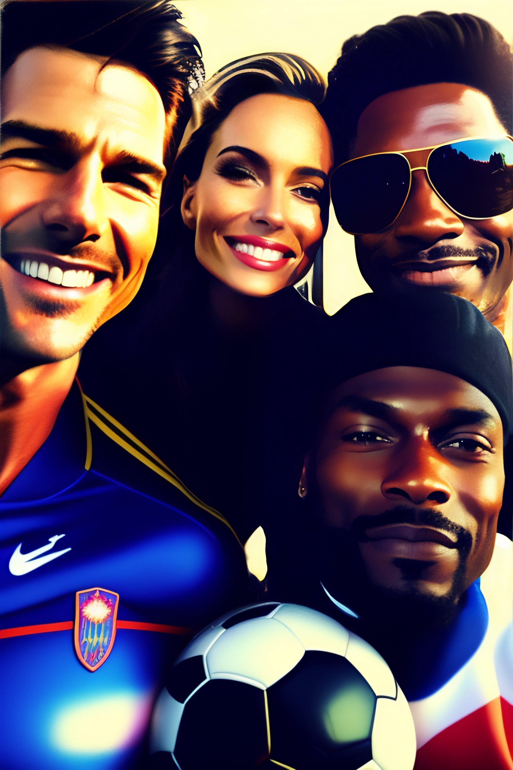 Lexica - Tom cruise selfie pele soccer