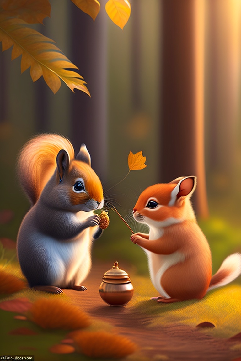Lexica - One day, while Sammy was happily collecting acorns, he noticed ...