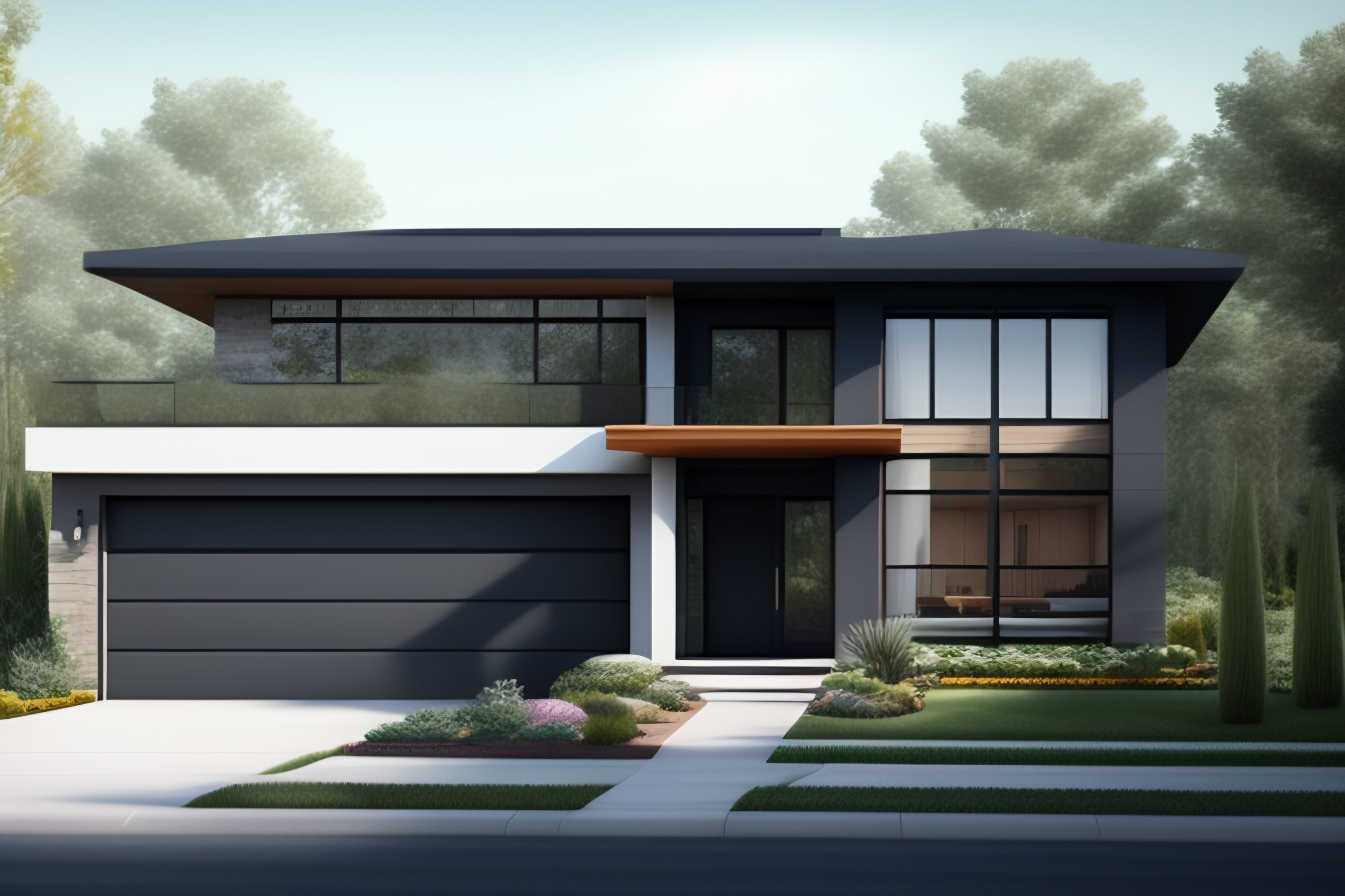 Lexica - Design me a modern multigenerational house