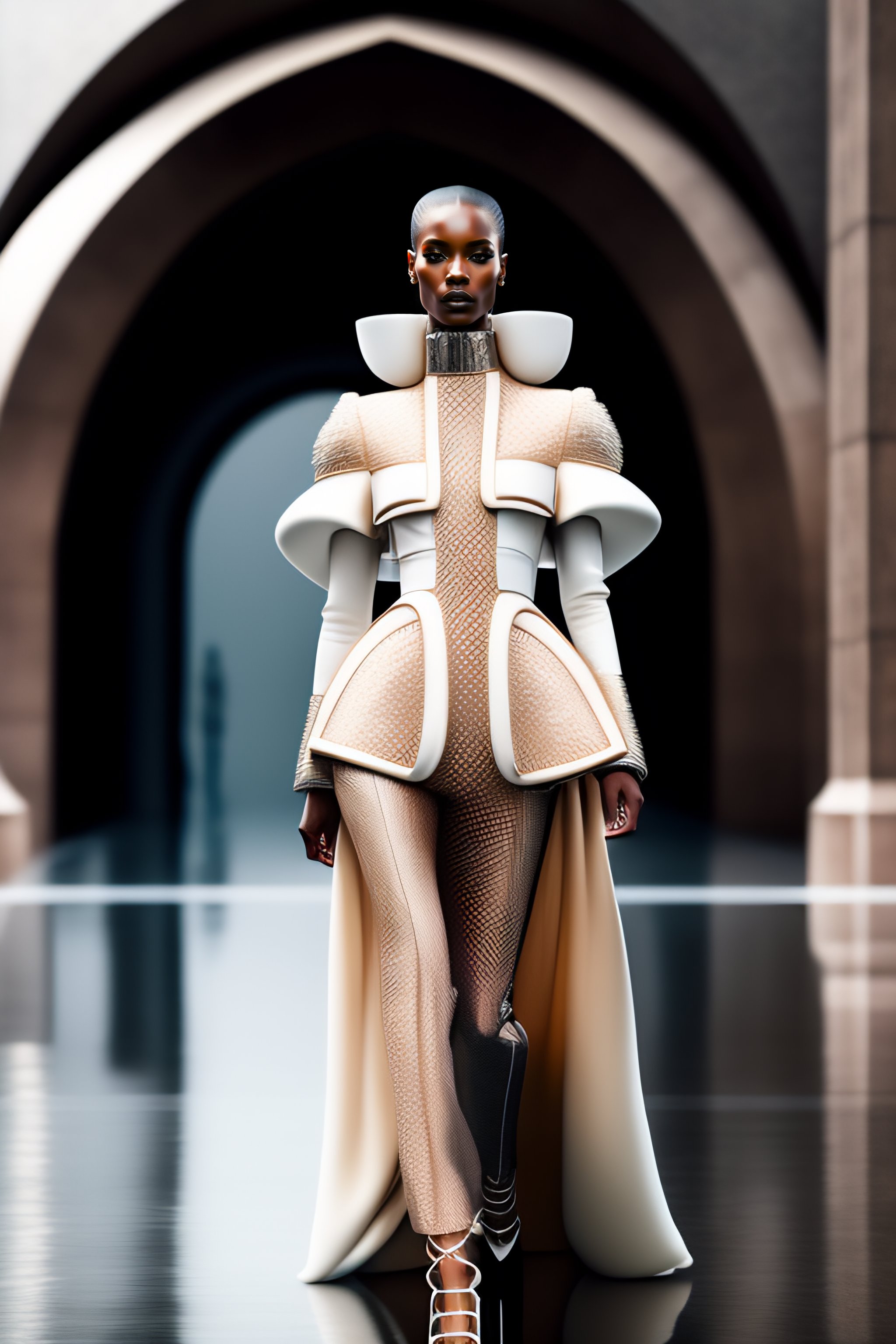 Lexica - futuristic fashion avant-garde couture