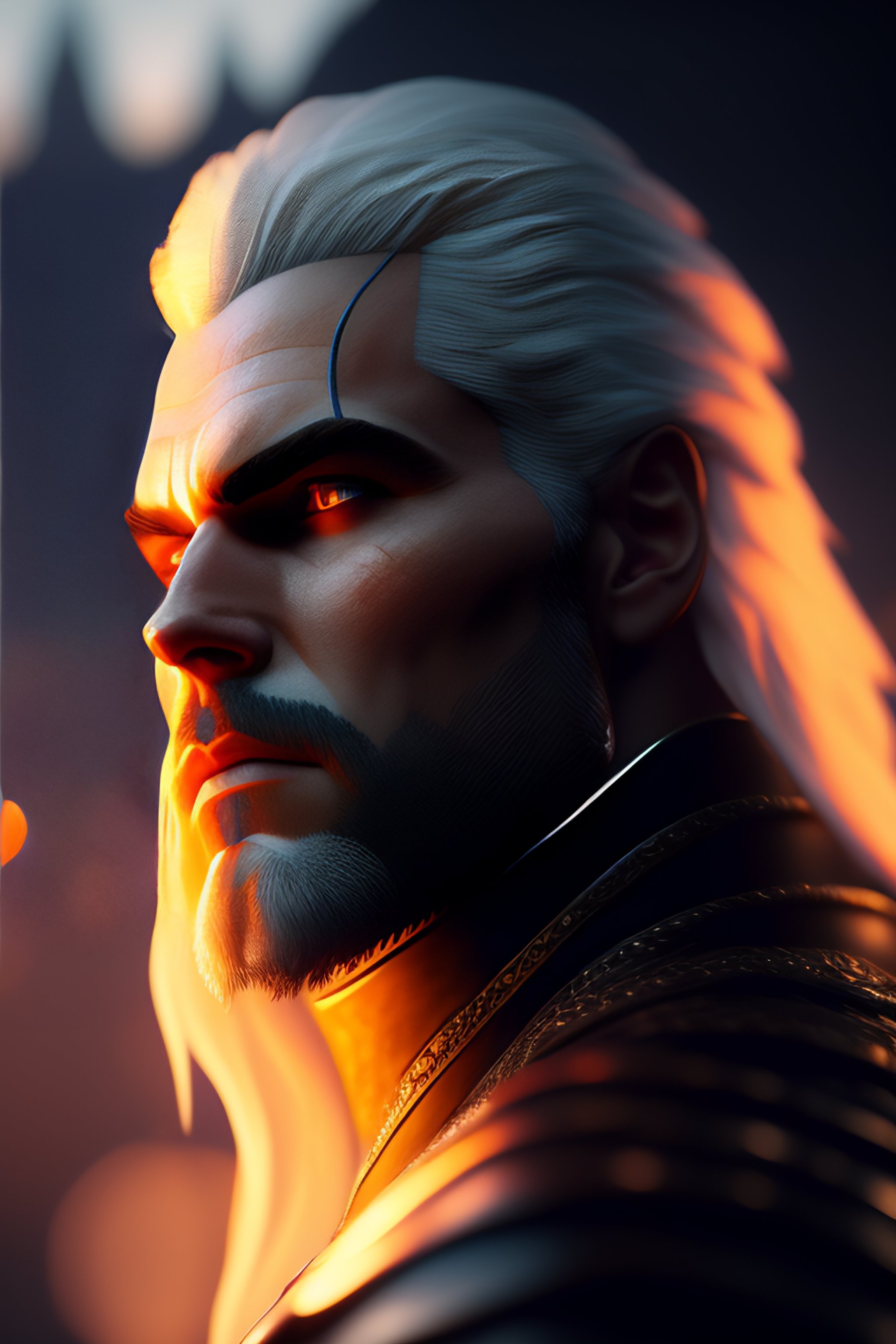 Lexica - Henry Cavill as Geralt of Rivia by Jim Lee, fantasy art by ...