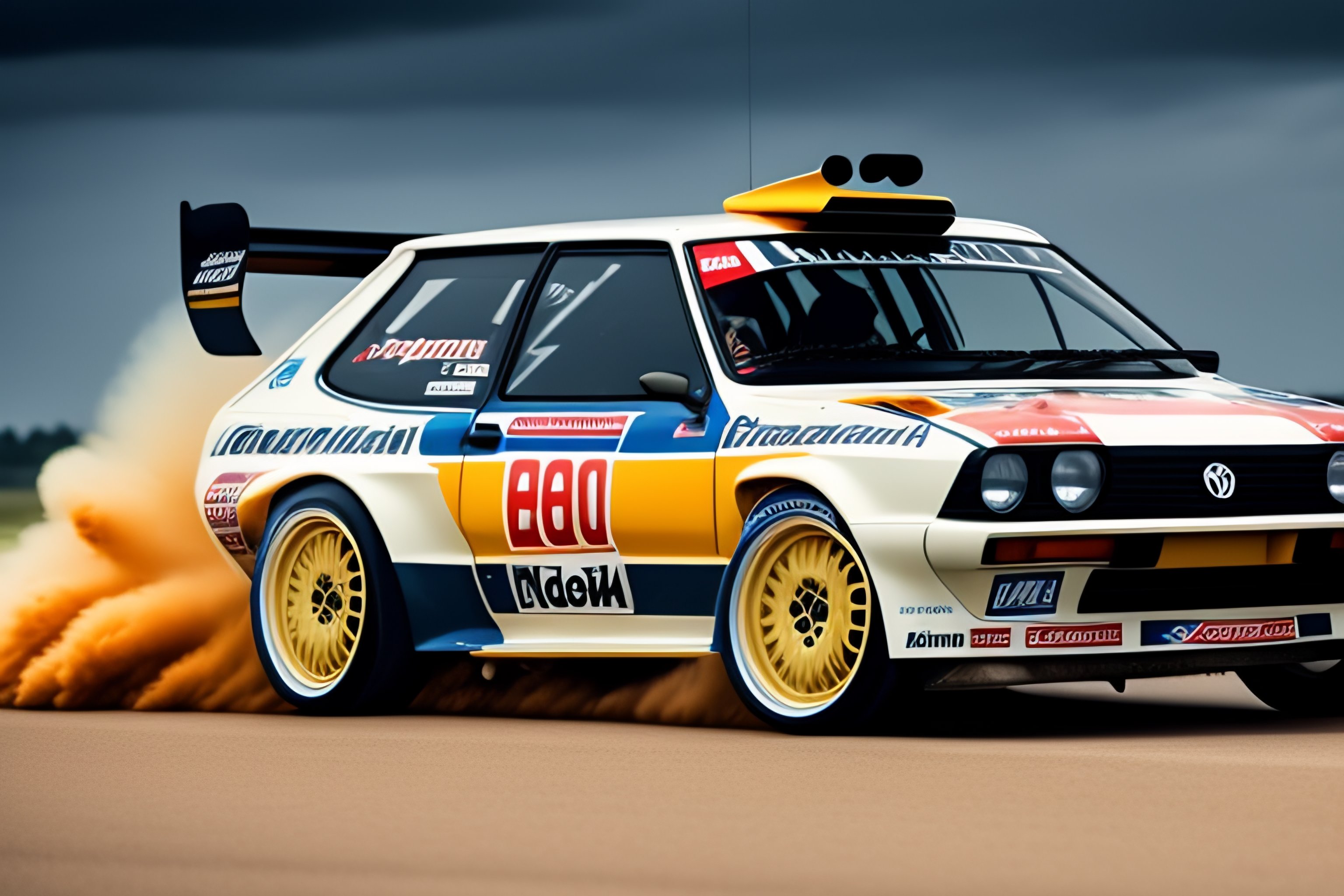 Lexica - Volkswagen Golf II as a rally car