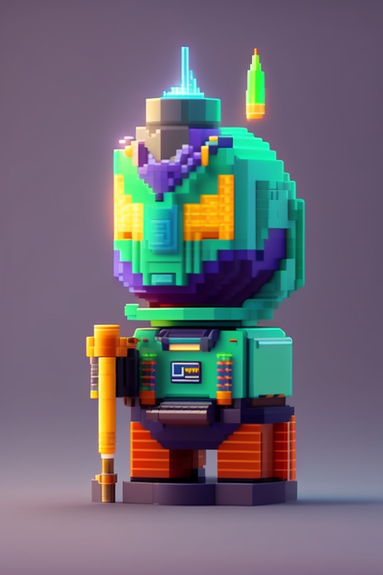 Lexica - Alien smokes , pixel style