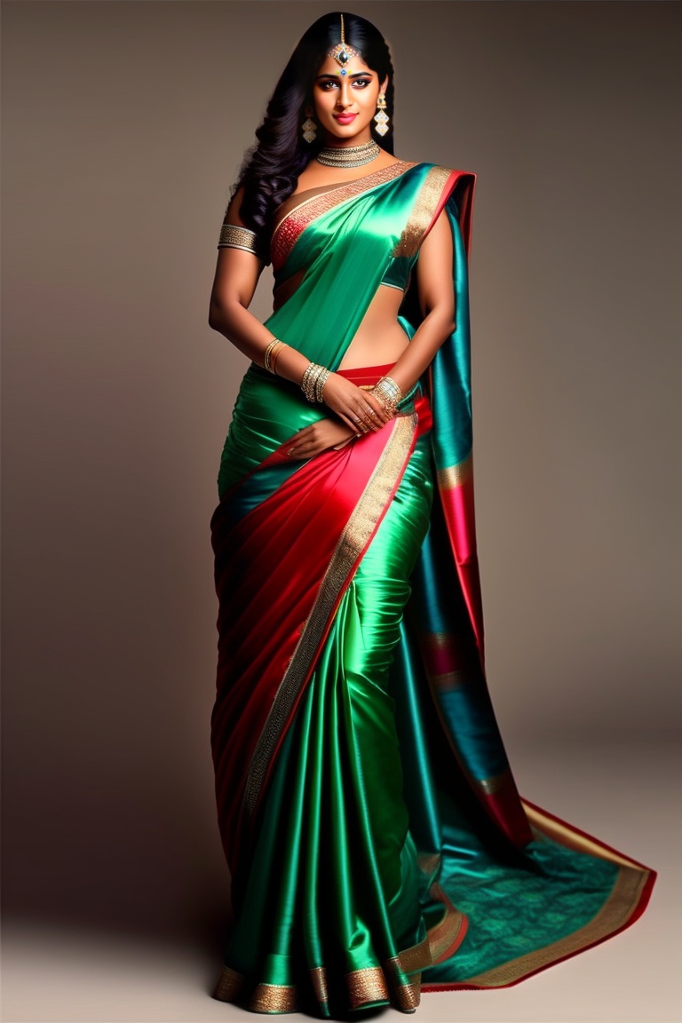 Lexica Indian Saree Nude