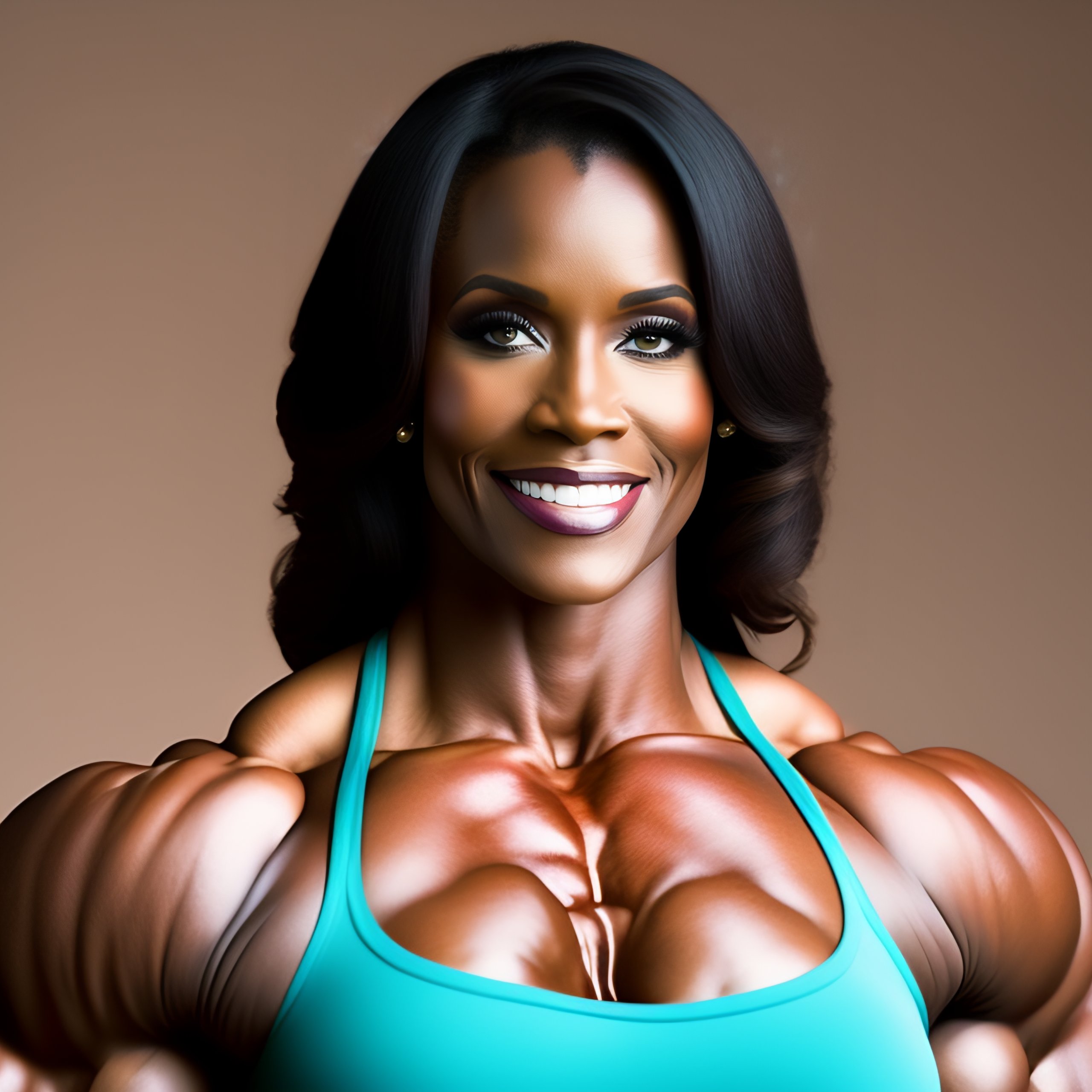 Lexica - High quality, woman bodybuilder