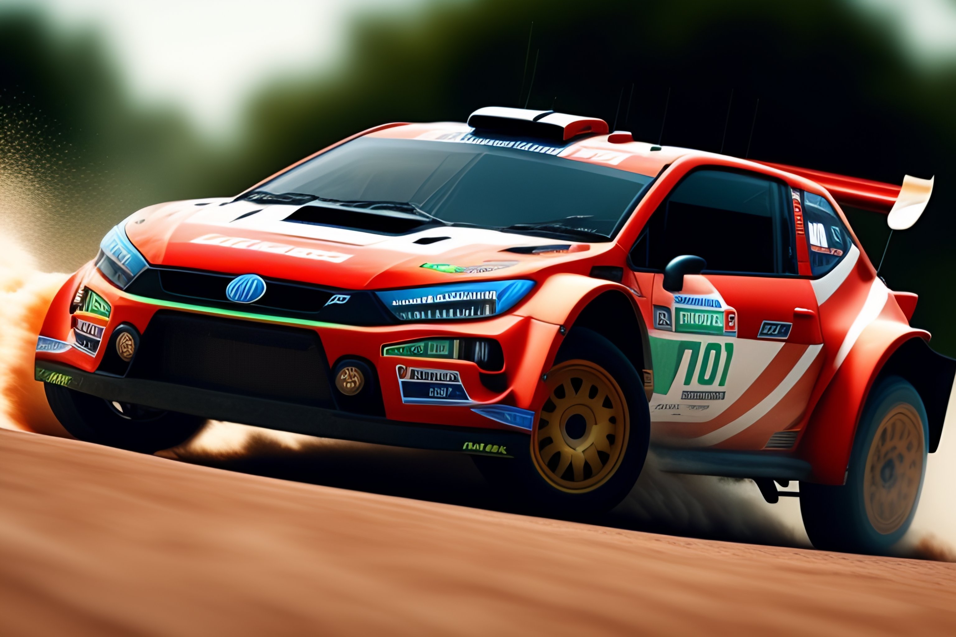 Lexica - Yugo Koral as a rally car