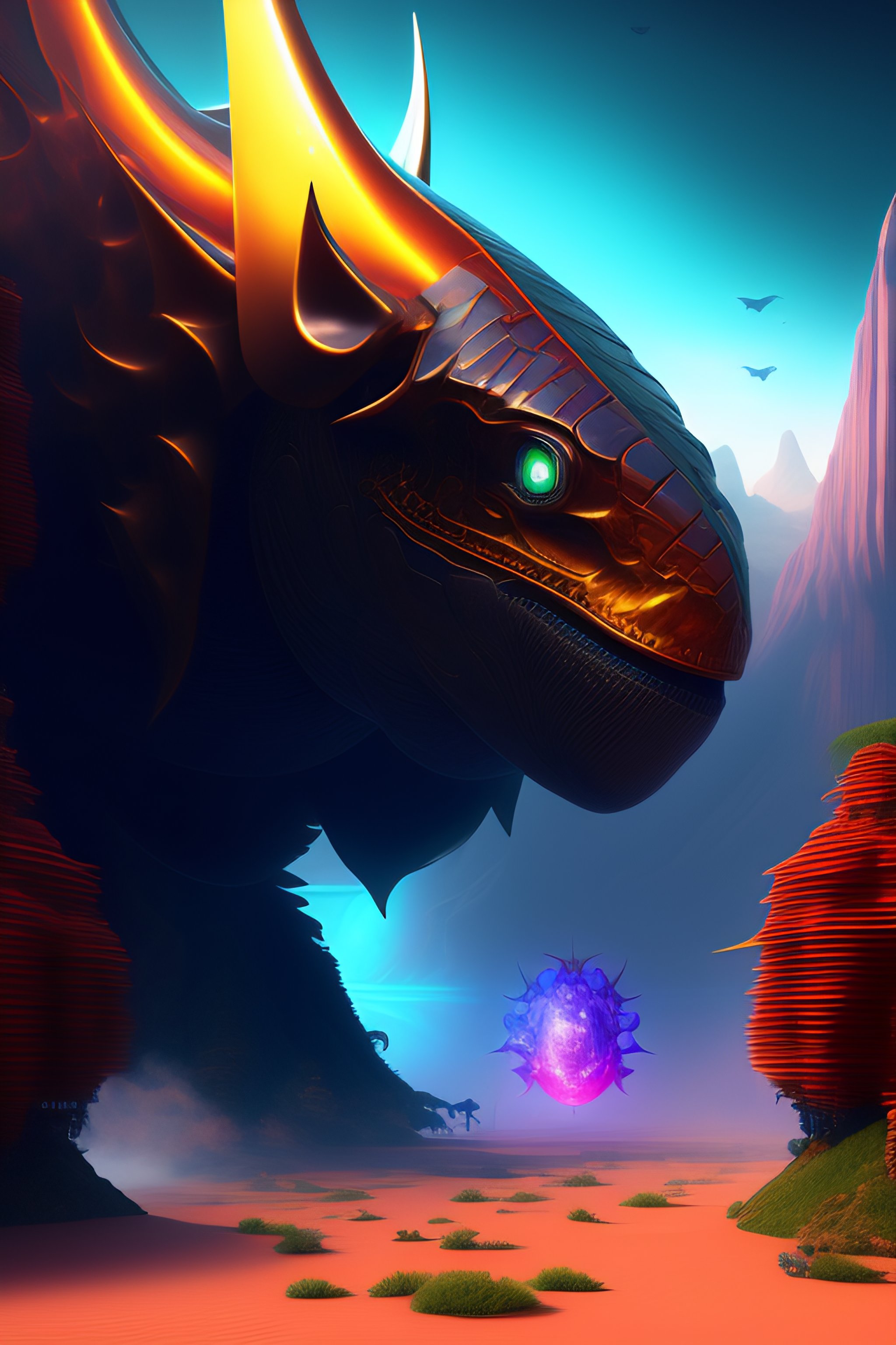 Lexica - Dark monsters, digital painting, digital illustration, extreme ...