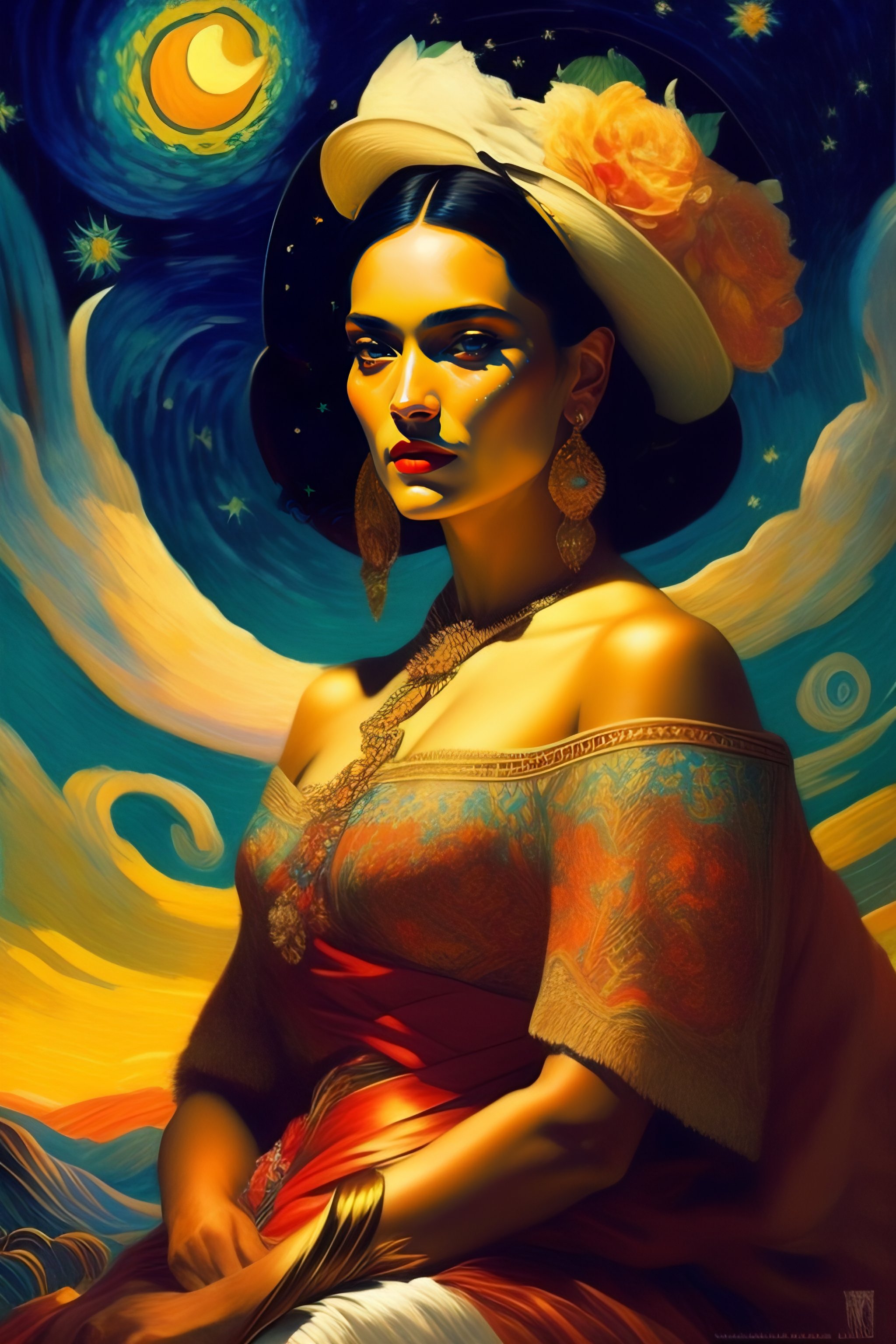 Van gogh 2024 frida kahlo