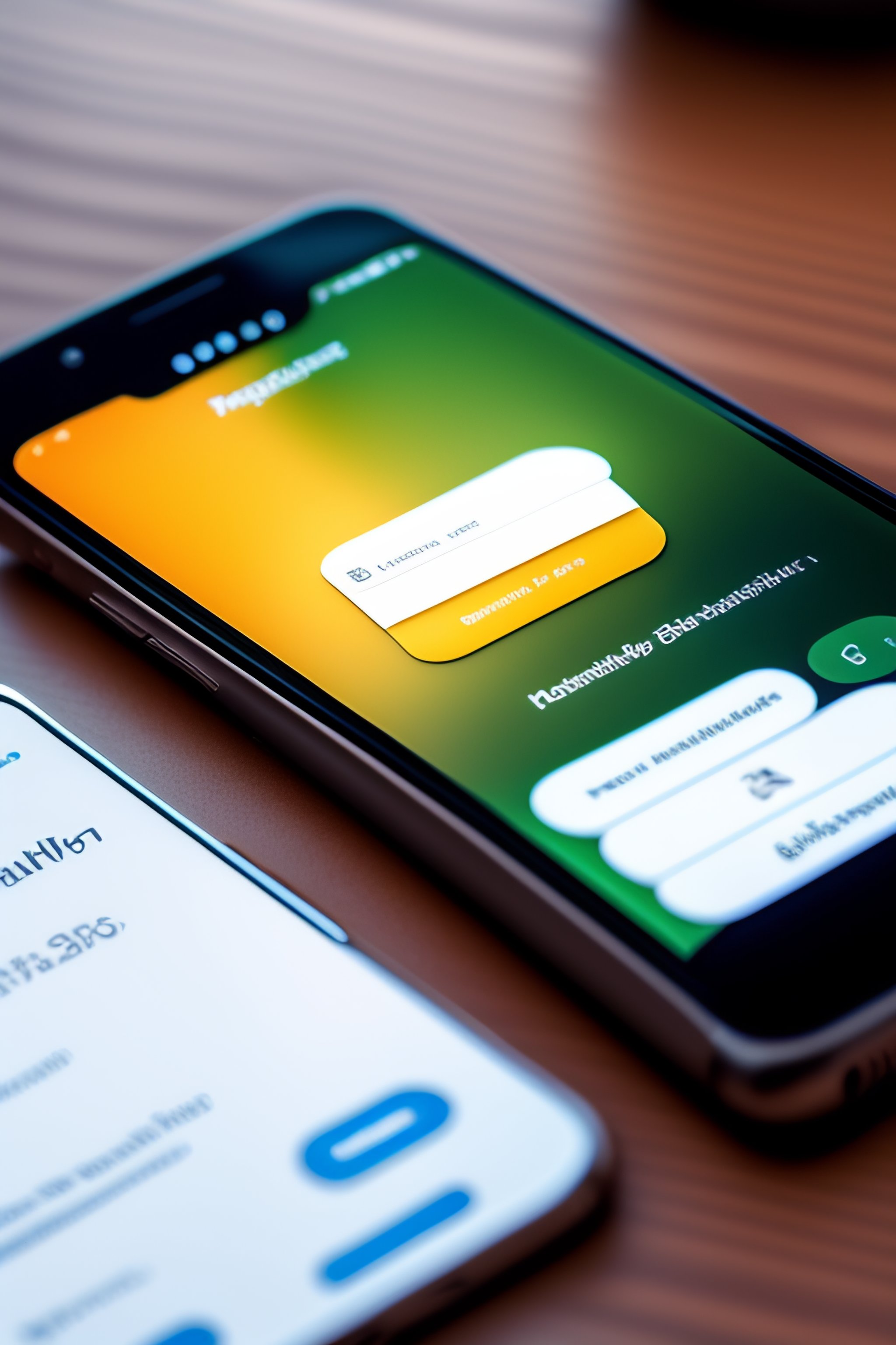 Lexica - A smartphone receiving a text message with a PDF attached