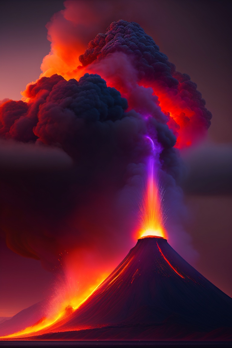 Lexica - "Capture the raw power and breathtaking beauty of a volcanic ...