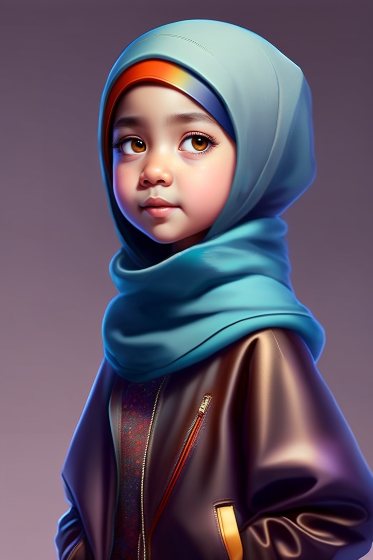 Hijab cartoon photoshop  Hijab cartoon, Girl cartoon characters