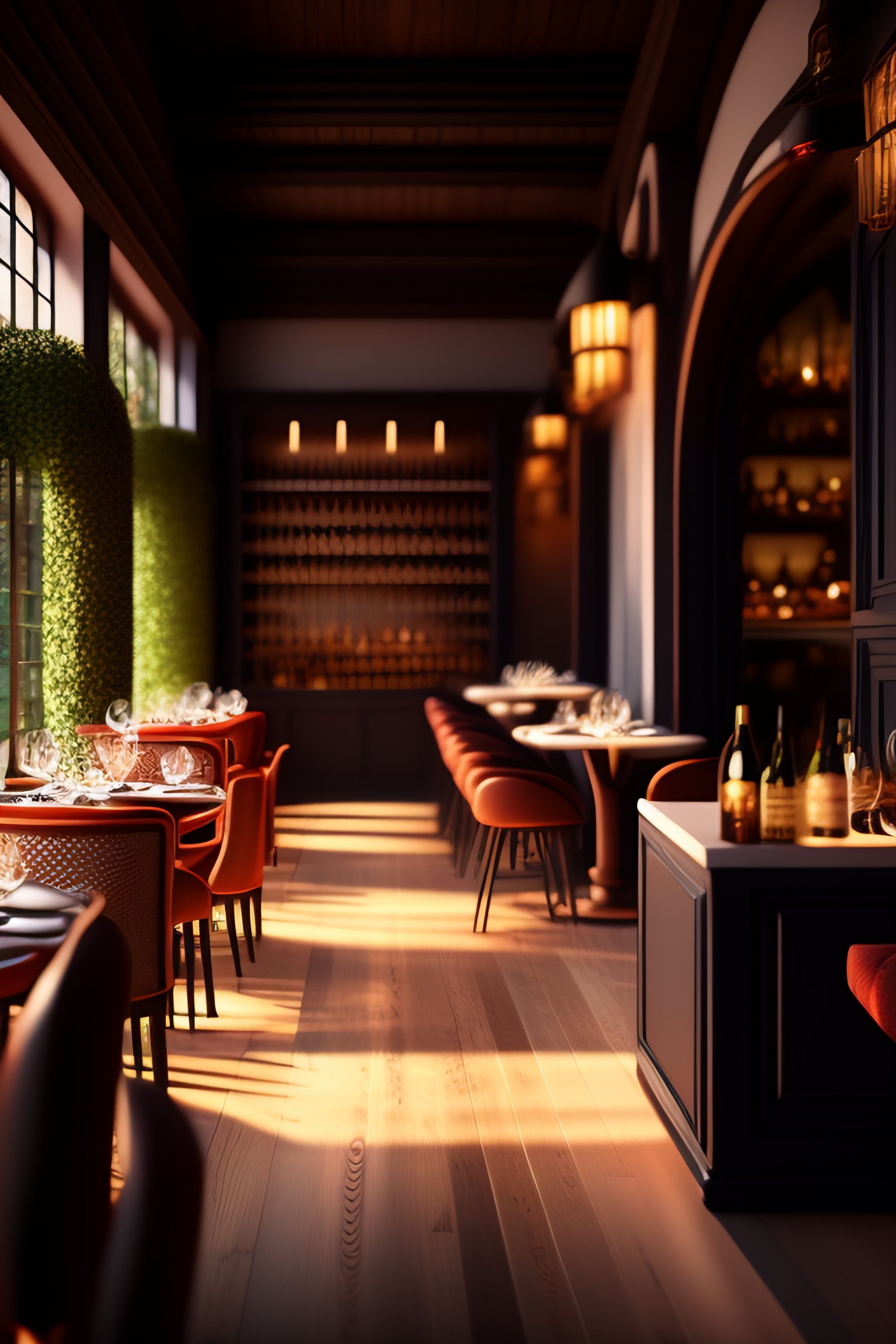 Lexica - Le Sens de la Vigne, restaurant, interior, restaurant concept ...