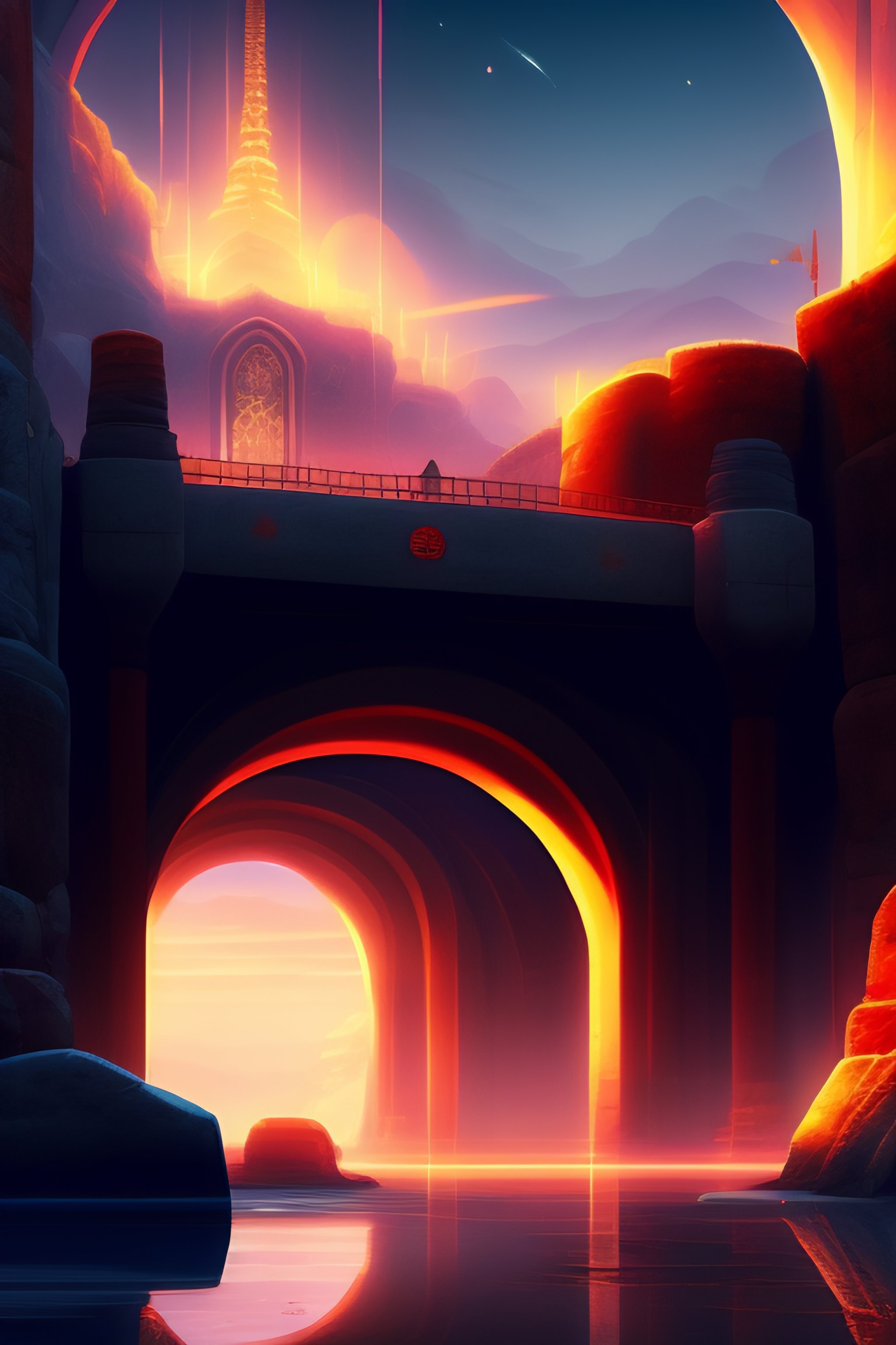 Lexica - Domination dungeon anime background
