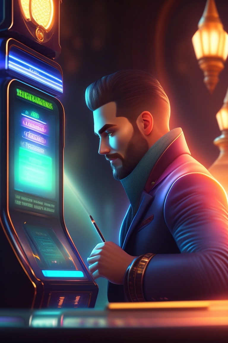 Lexica - Online casino, people, slot machines, money, shadows, new ...