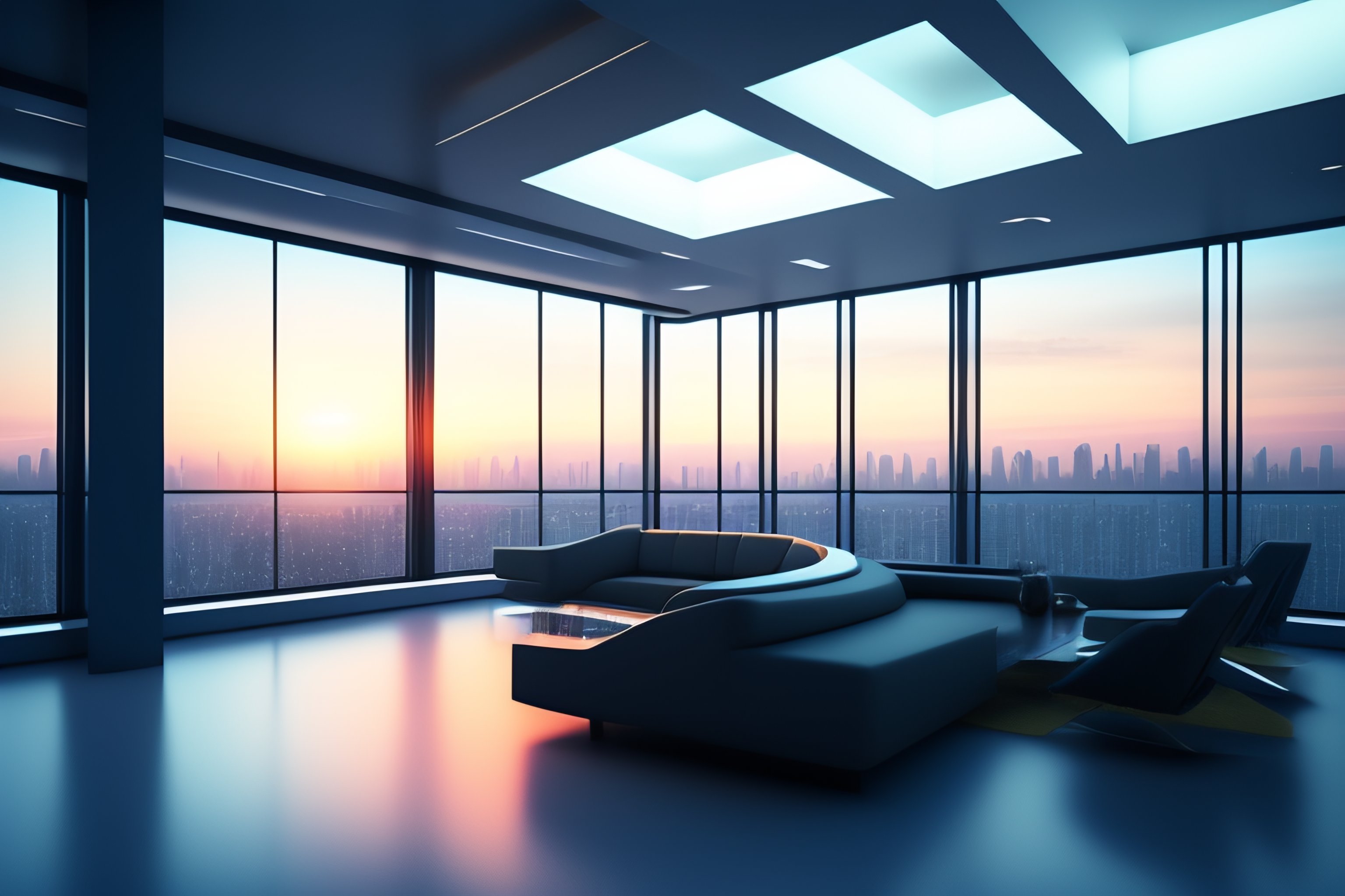 Lexica - Architectural photography, interior high-tech futuristic ...