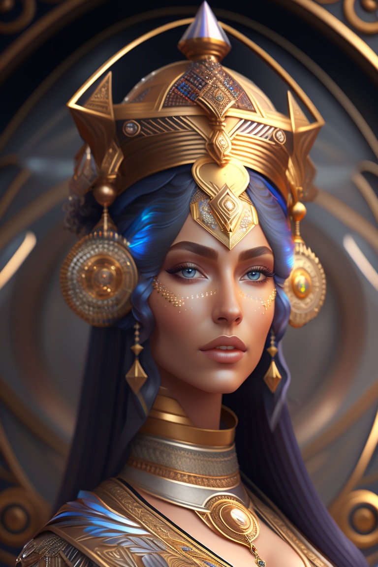 Lexica - Queen isis, photorealistic beautiful egyptian woman, light ...