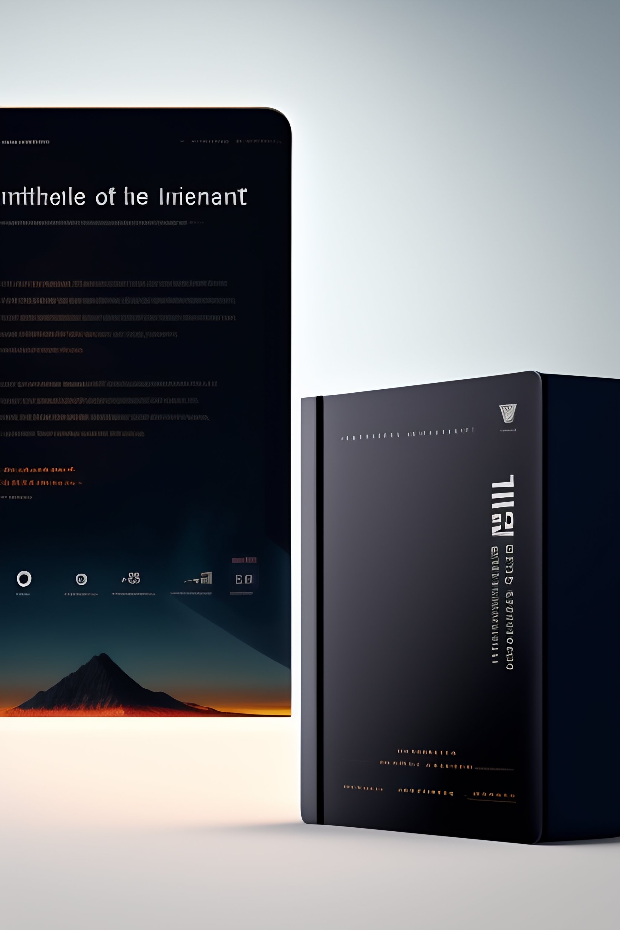Lexica - Artificial Intelligence writing a book with a dark background