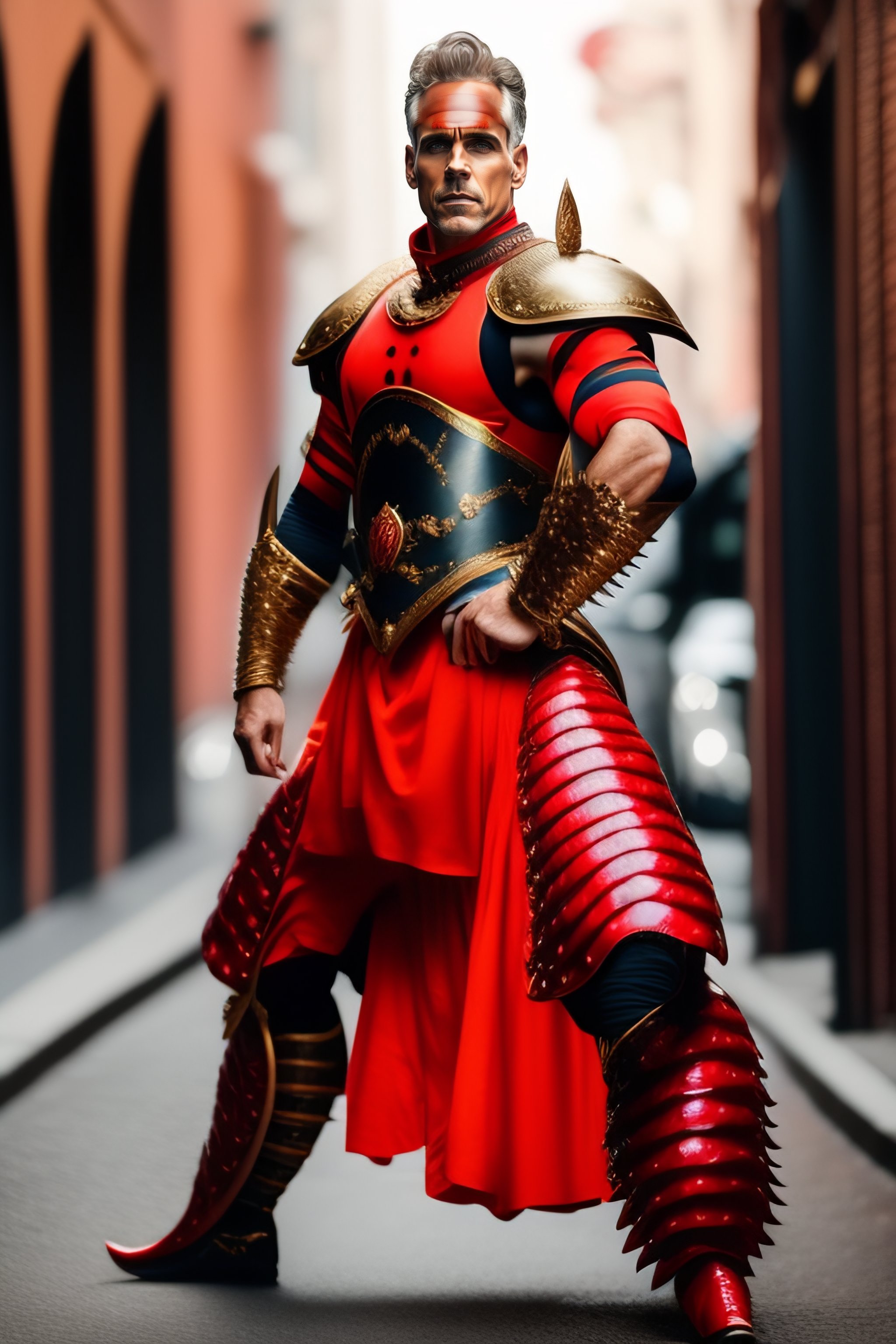 Lexica Photo of jordan peterson half dressed in a lobster as a