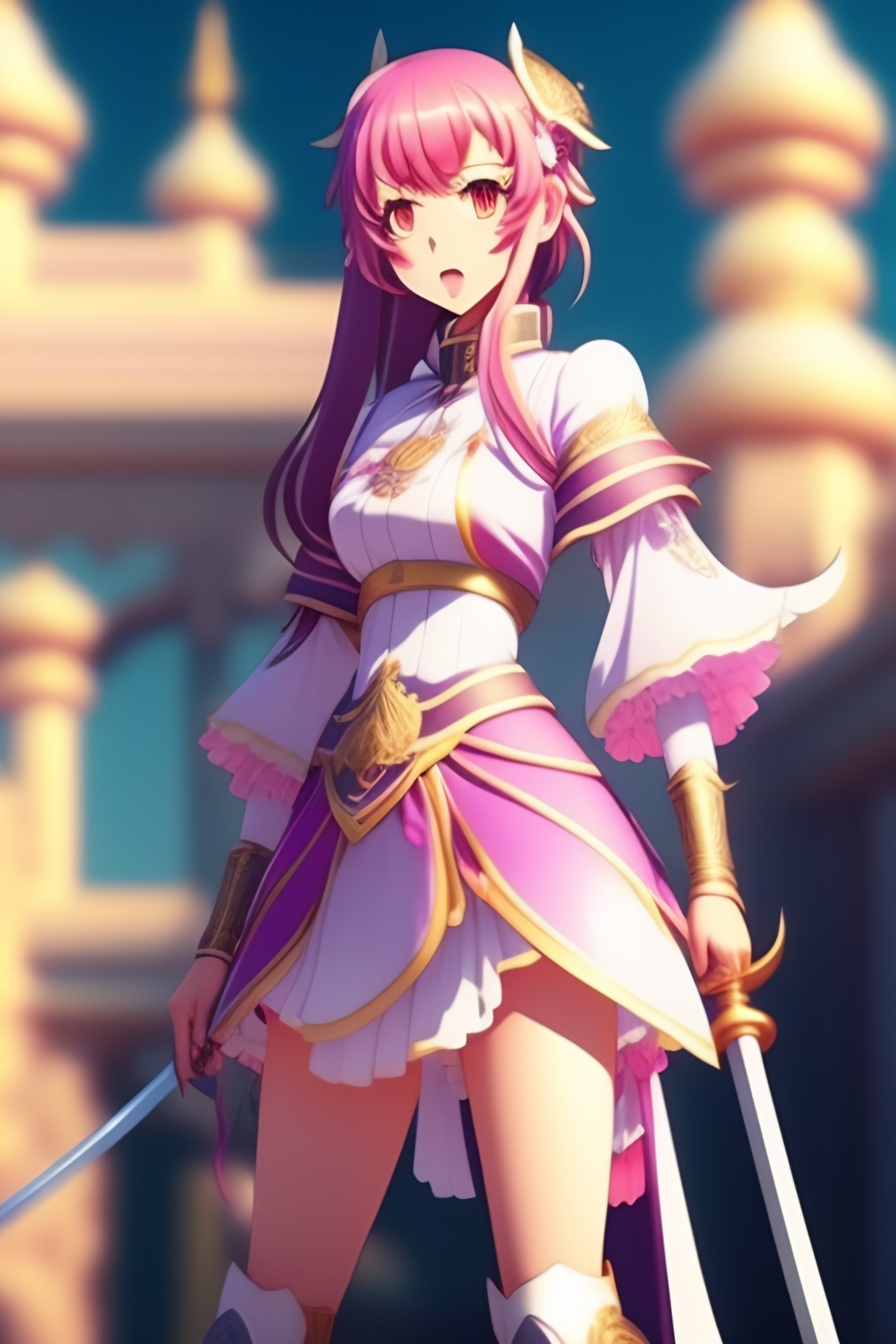 Lexica A fullbody photo of Aimi Hada vtuber like a genshin impact