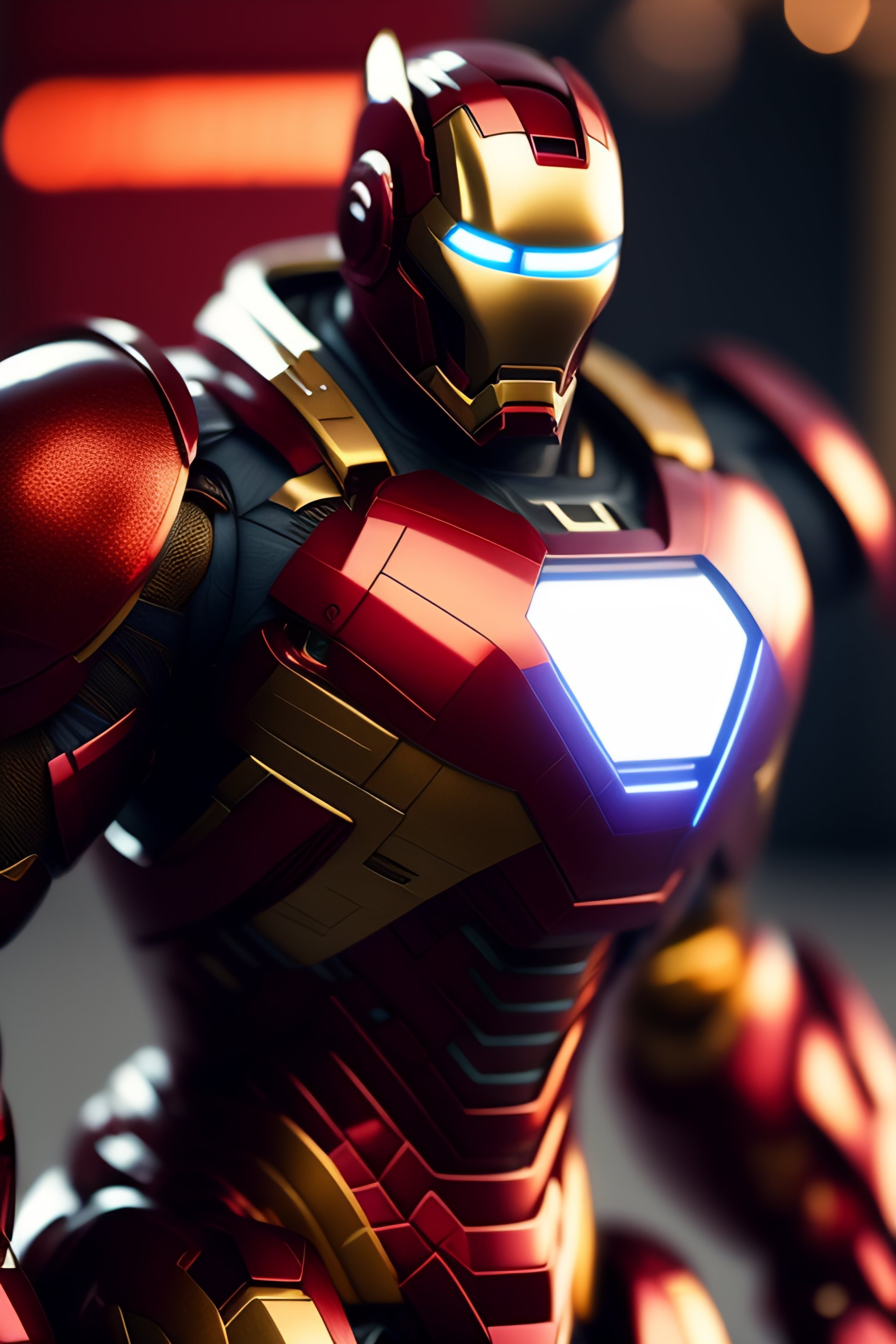Lexica Kenu reeves as iron man, 8k