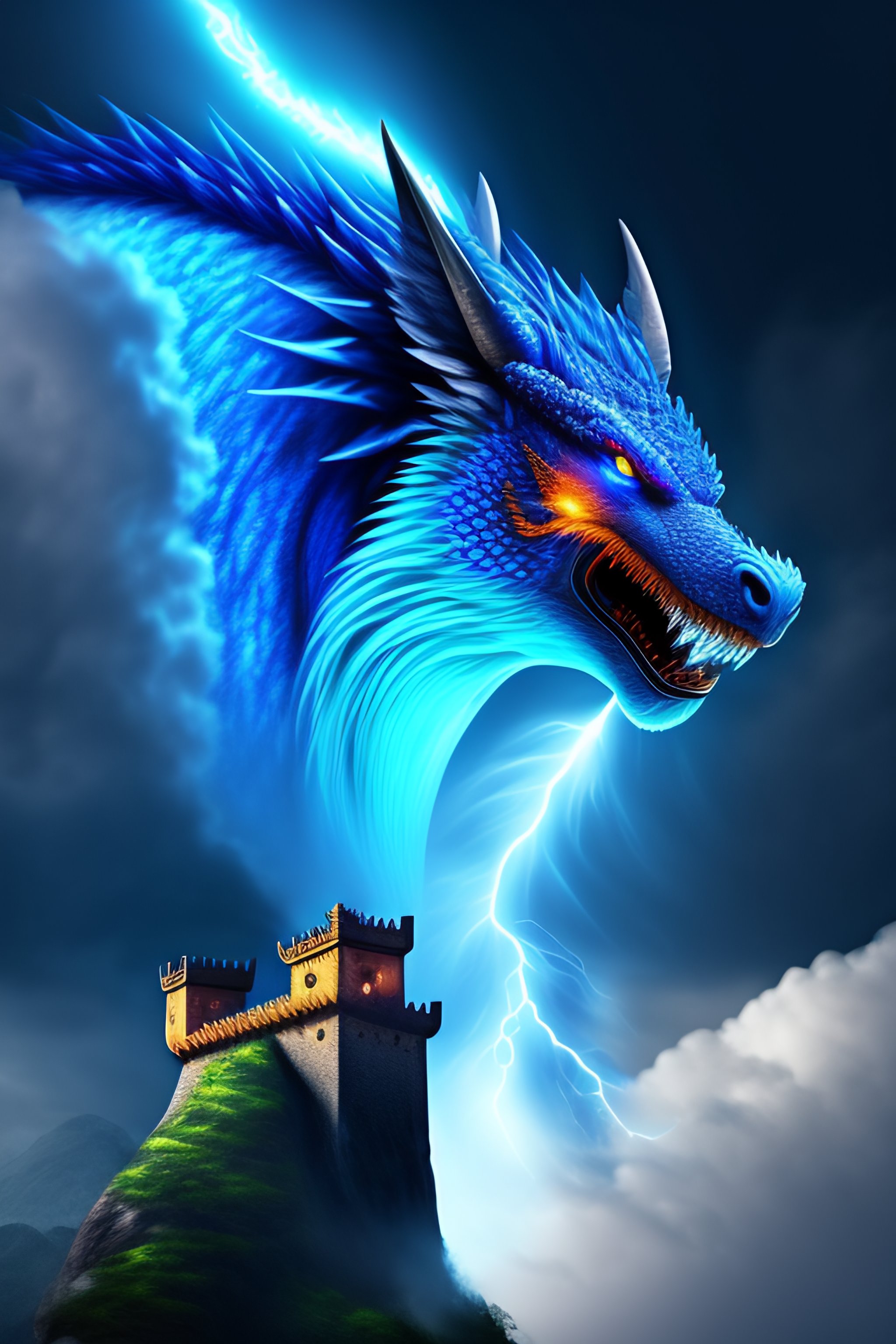 Awesome Lightning Dragon Pictures