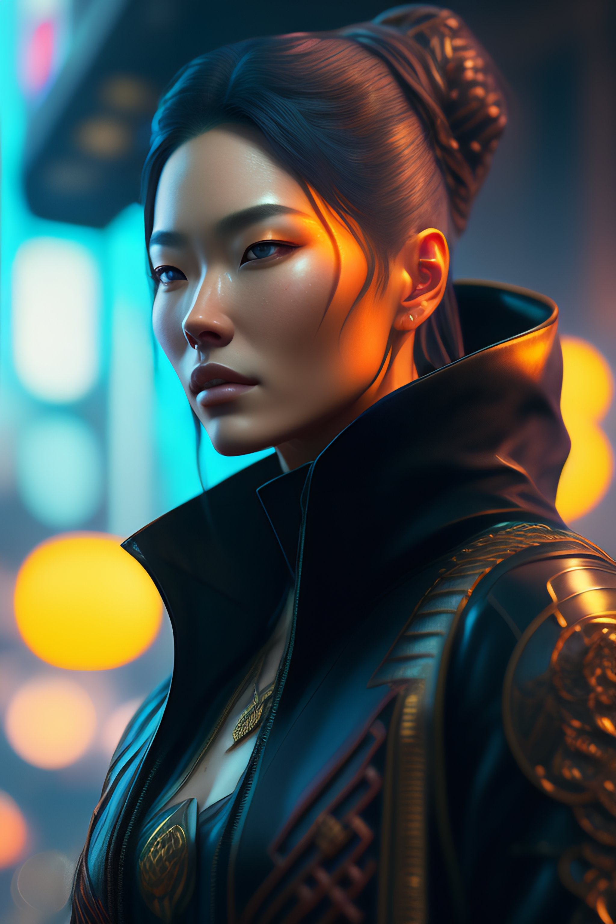 Lexica - Panam palmer from cyberpunk . cyber punk,, , neon ambiance ...