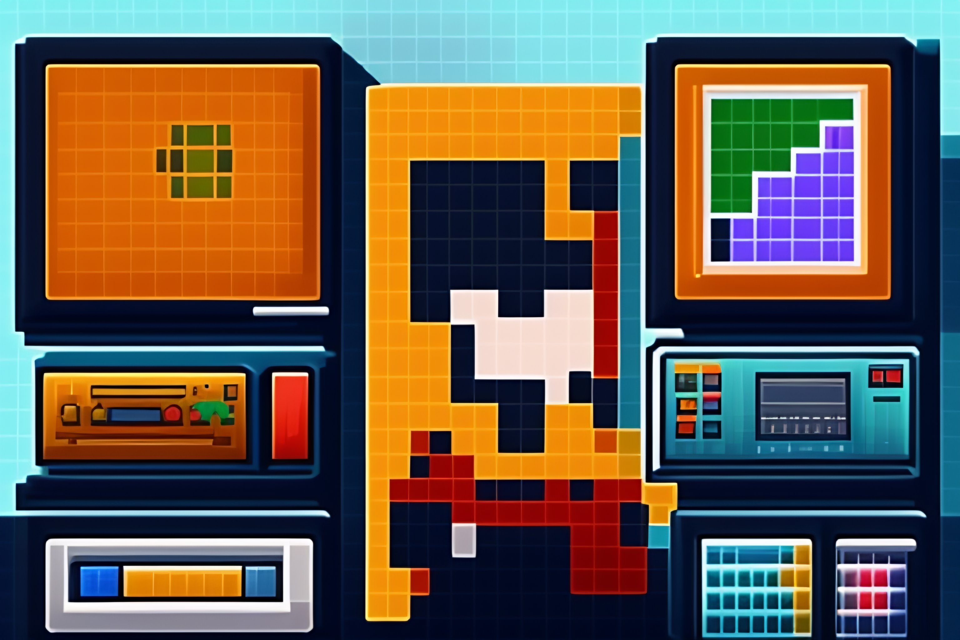 Lexica Pixel Art Of An Ai Designer