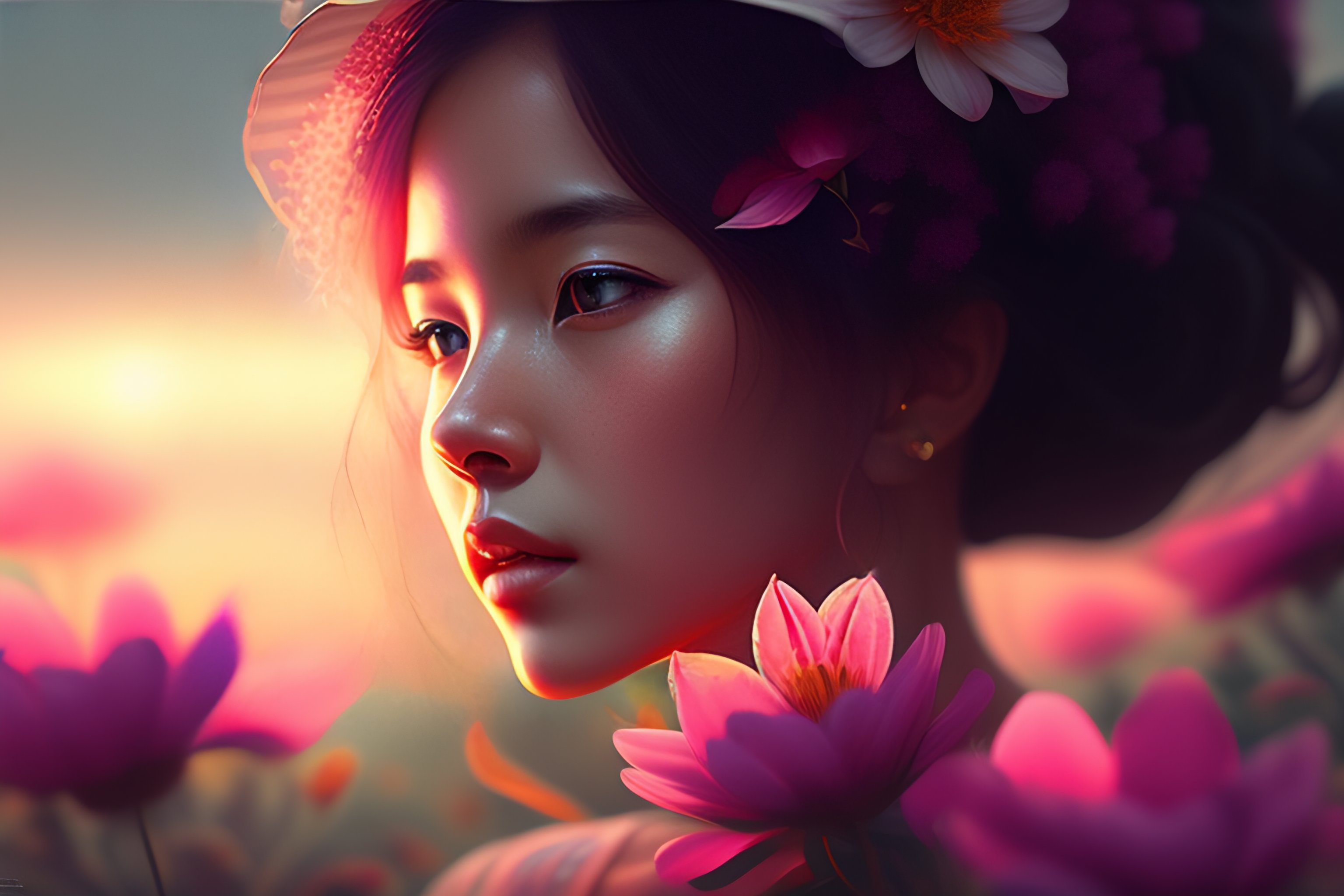 Lexica - Flower bring life to empty soul, , ighly detailed, digital ...