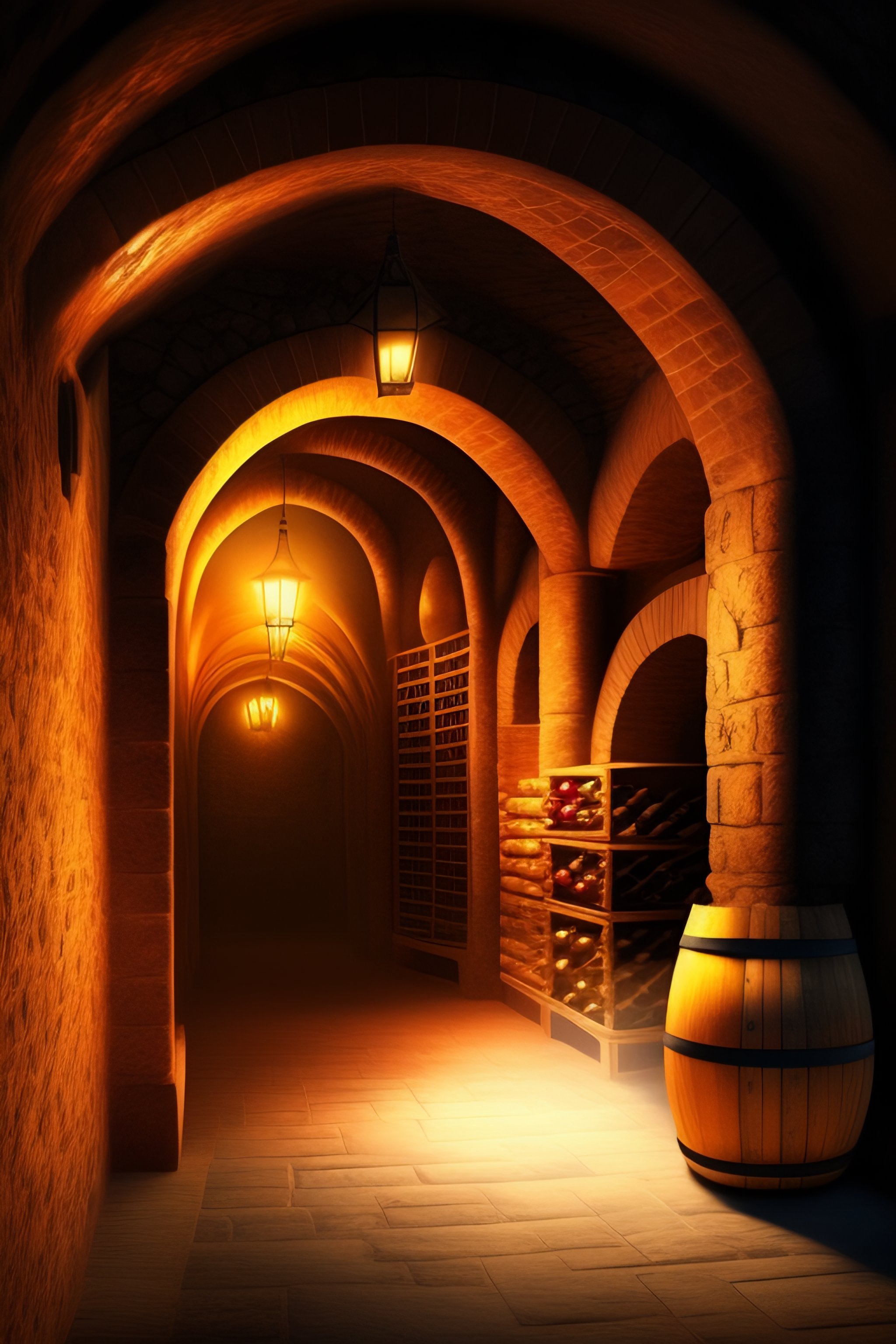 Lexica - Wine in a cellar