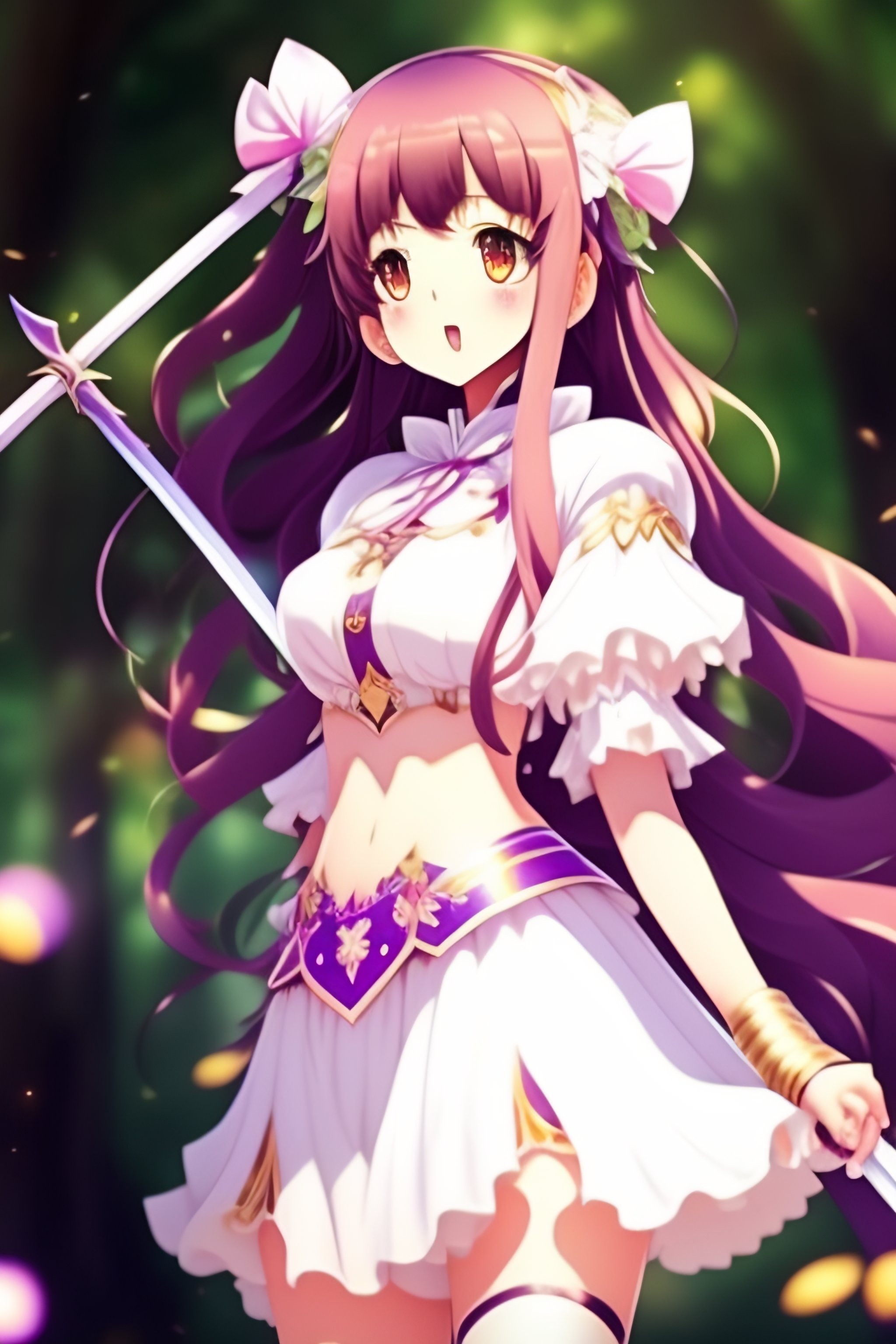 Lexica A fullbody photo of Aimi Hada vtuber like a genshin impact