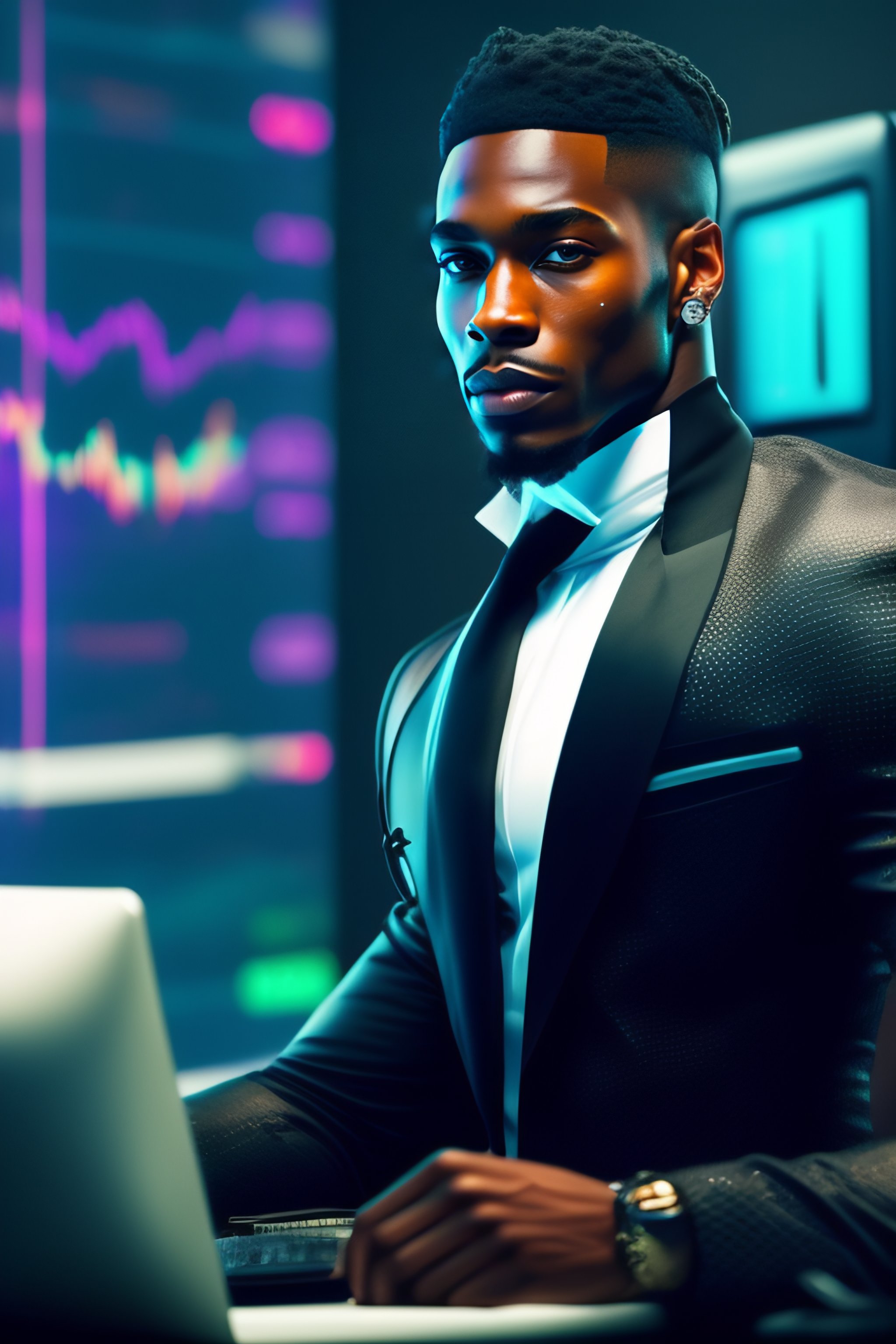 lexica-cyber-punk-stock-trader-who-is-half-cyborg-african-american