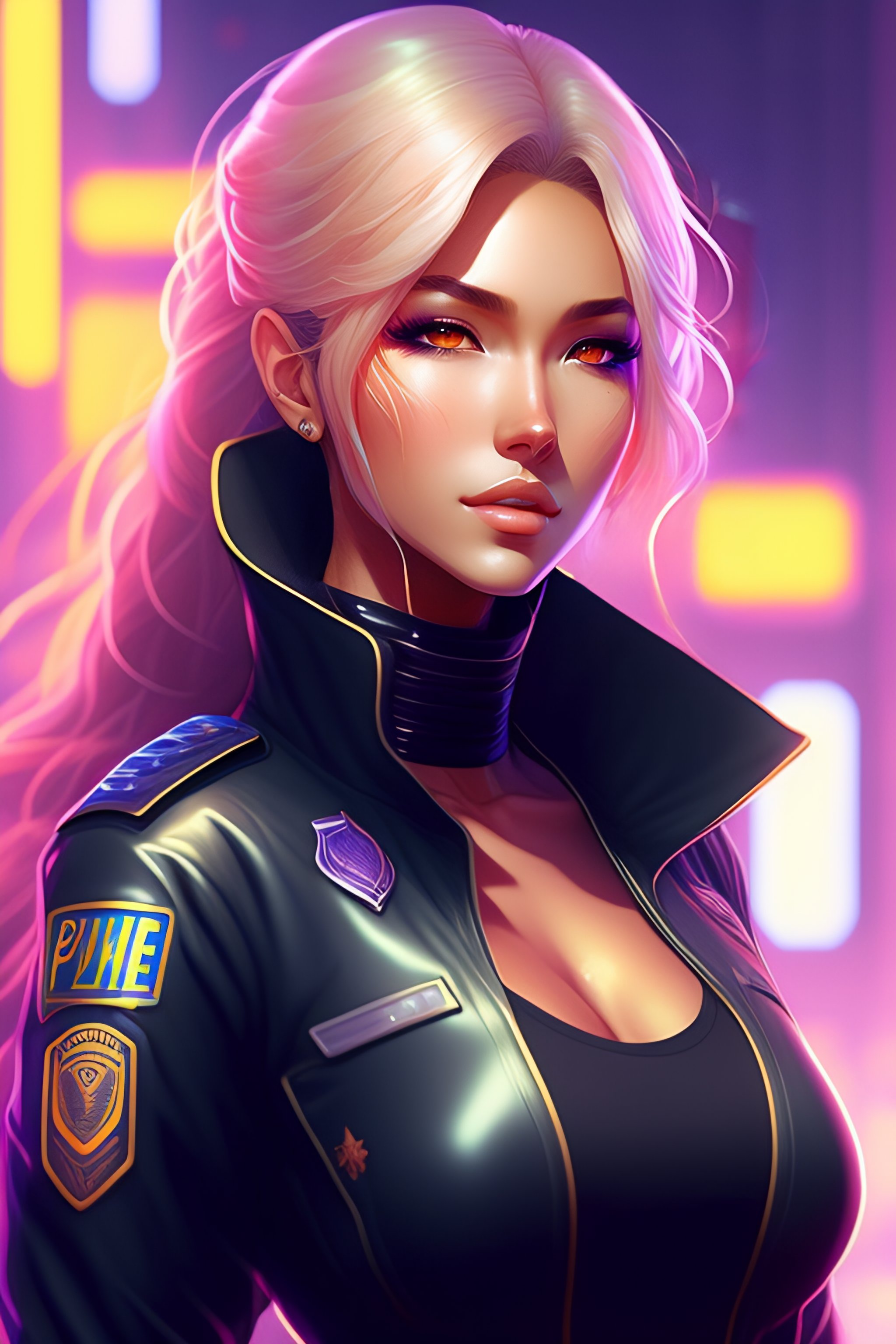 ArtStation - Anime cyberpunk character