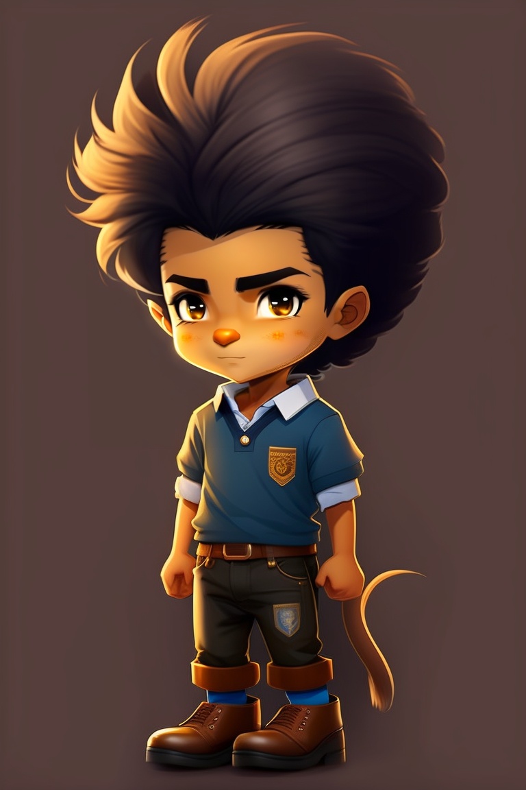 Chibi Lion Boy