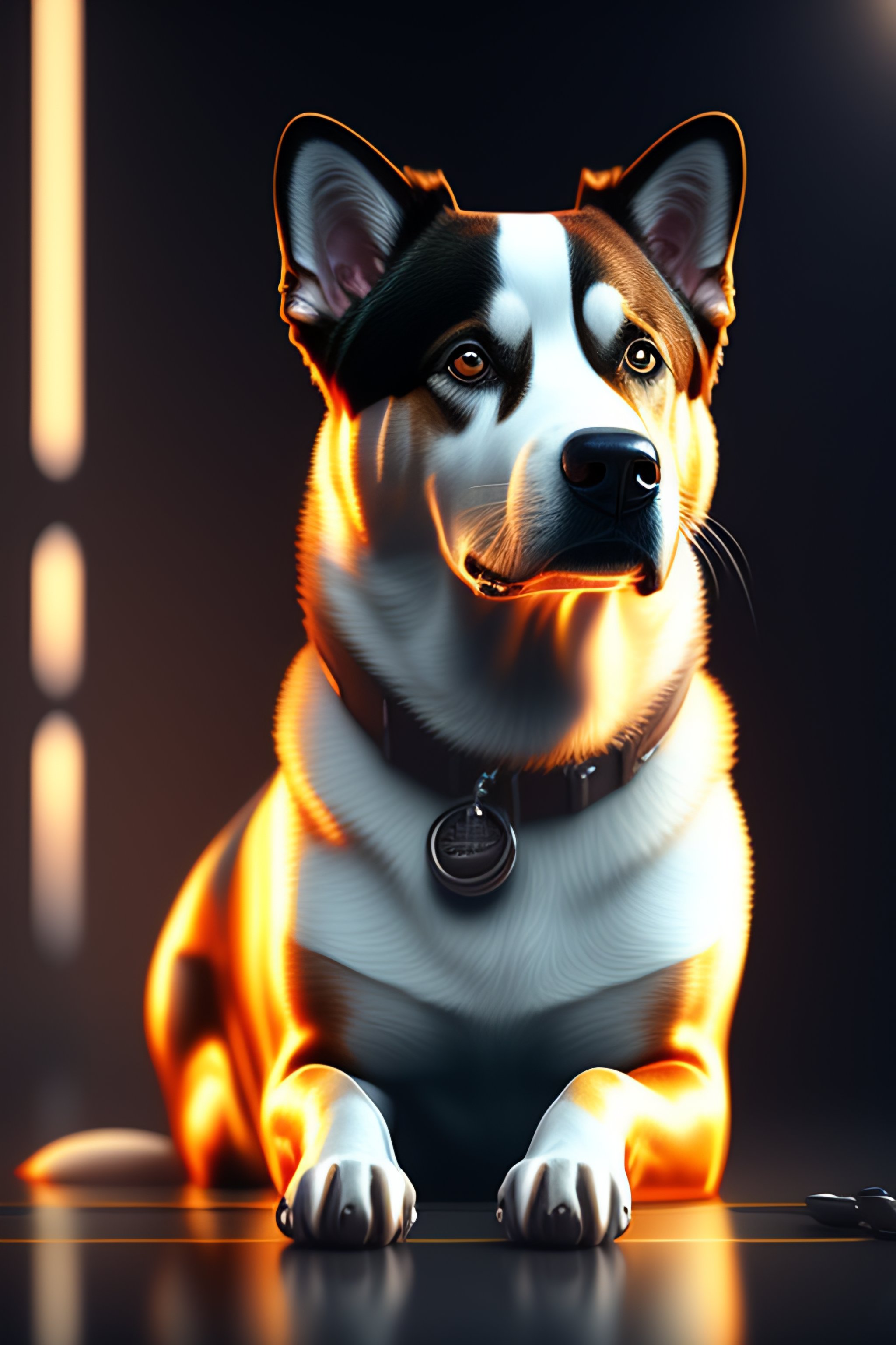 Lexica - Ultra hd! realistic, chrome, the dog in the booth, dream ...