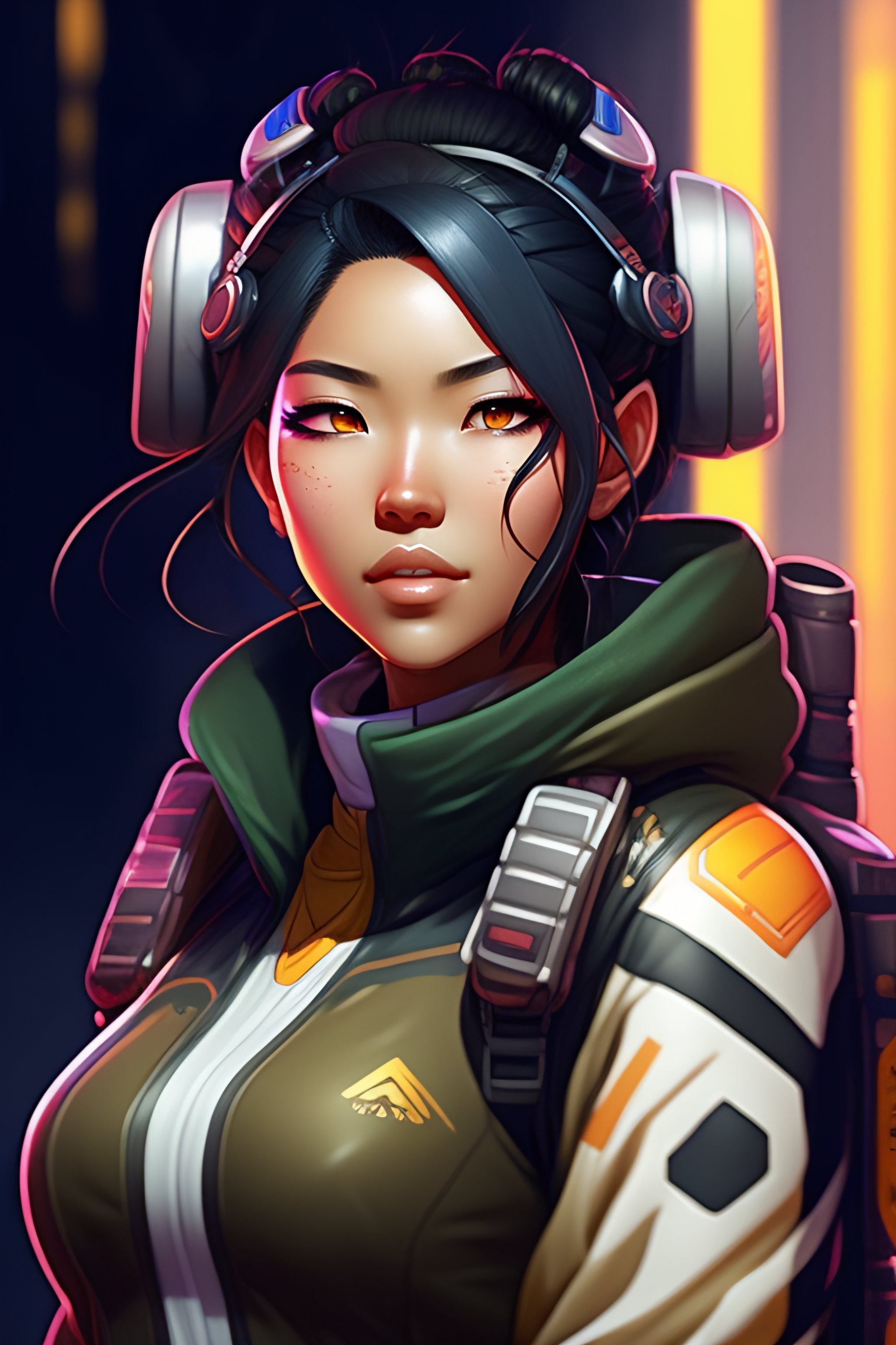 Lexica - New Apex Legends anime characters digital illustration portrait  design by Ross Tran, artgerm detailed, soft lighting