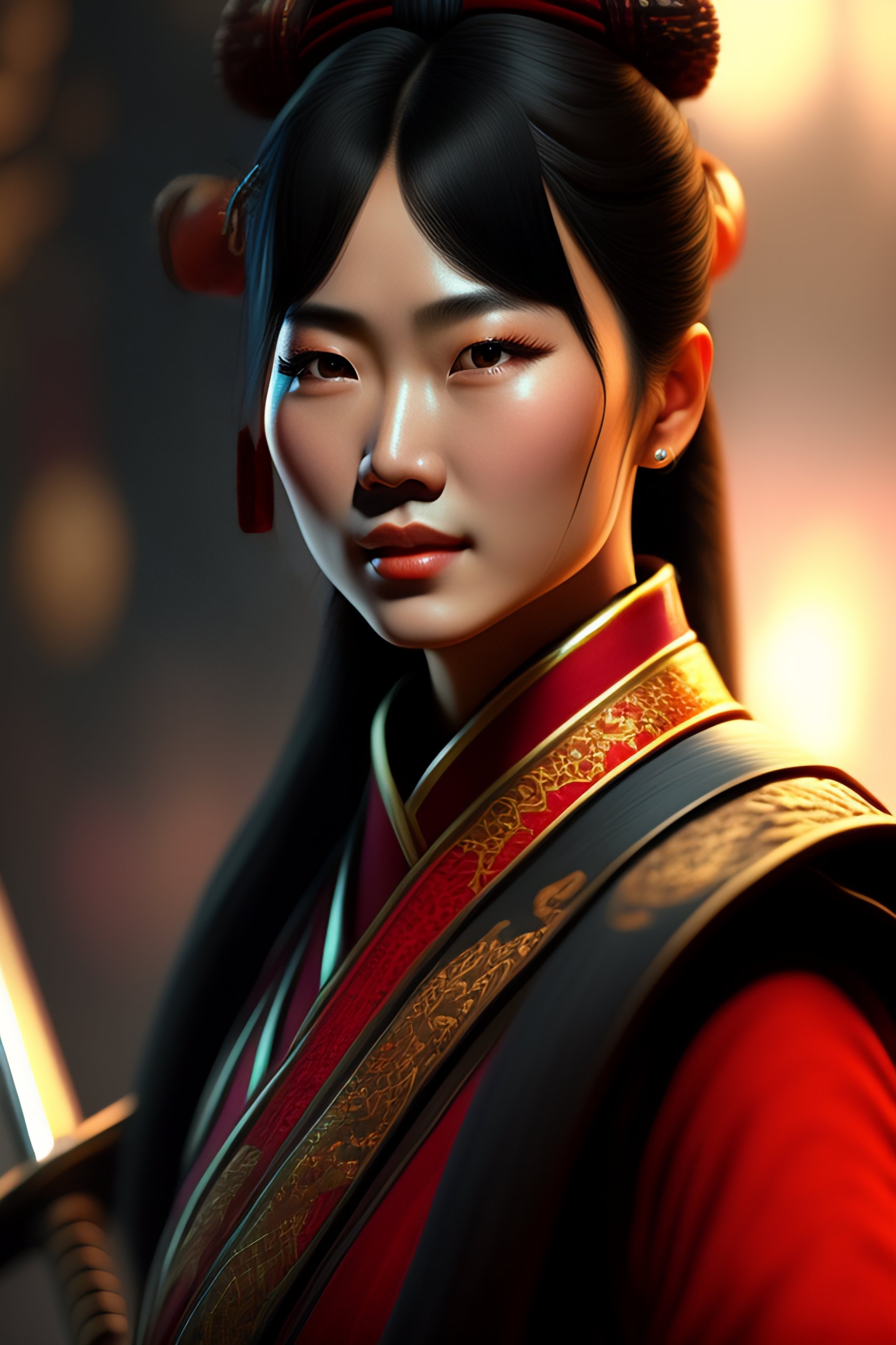 Lexica - Traditional chinese girl swordsman realist 8k detail