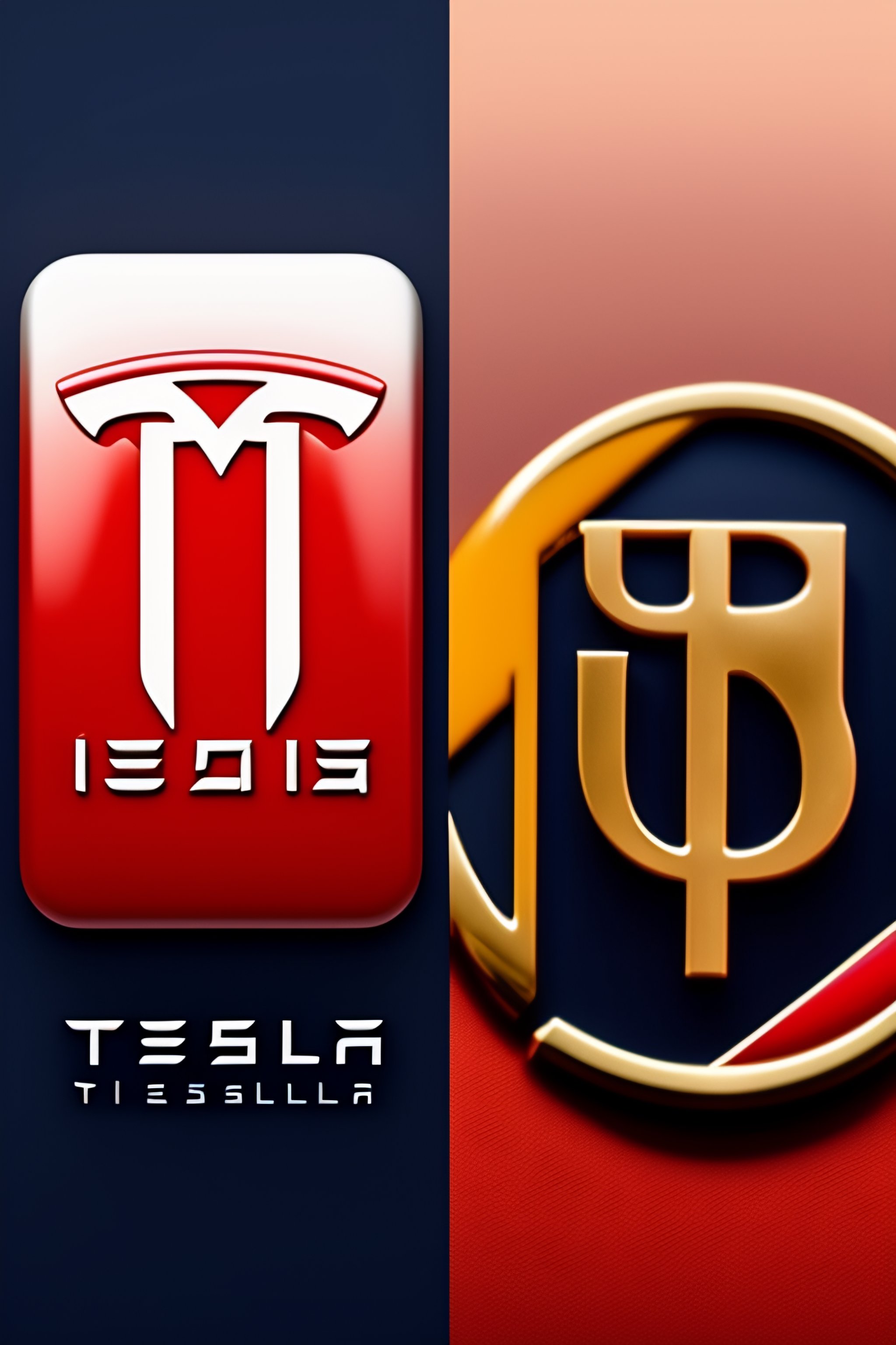 Lexica - Tesla logo and bitcoin logo and apple logo and google logo