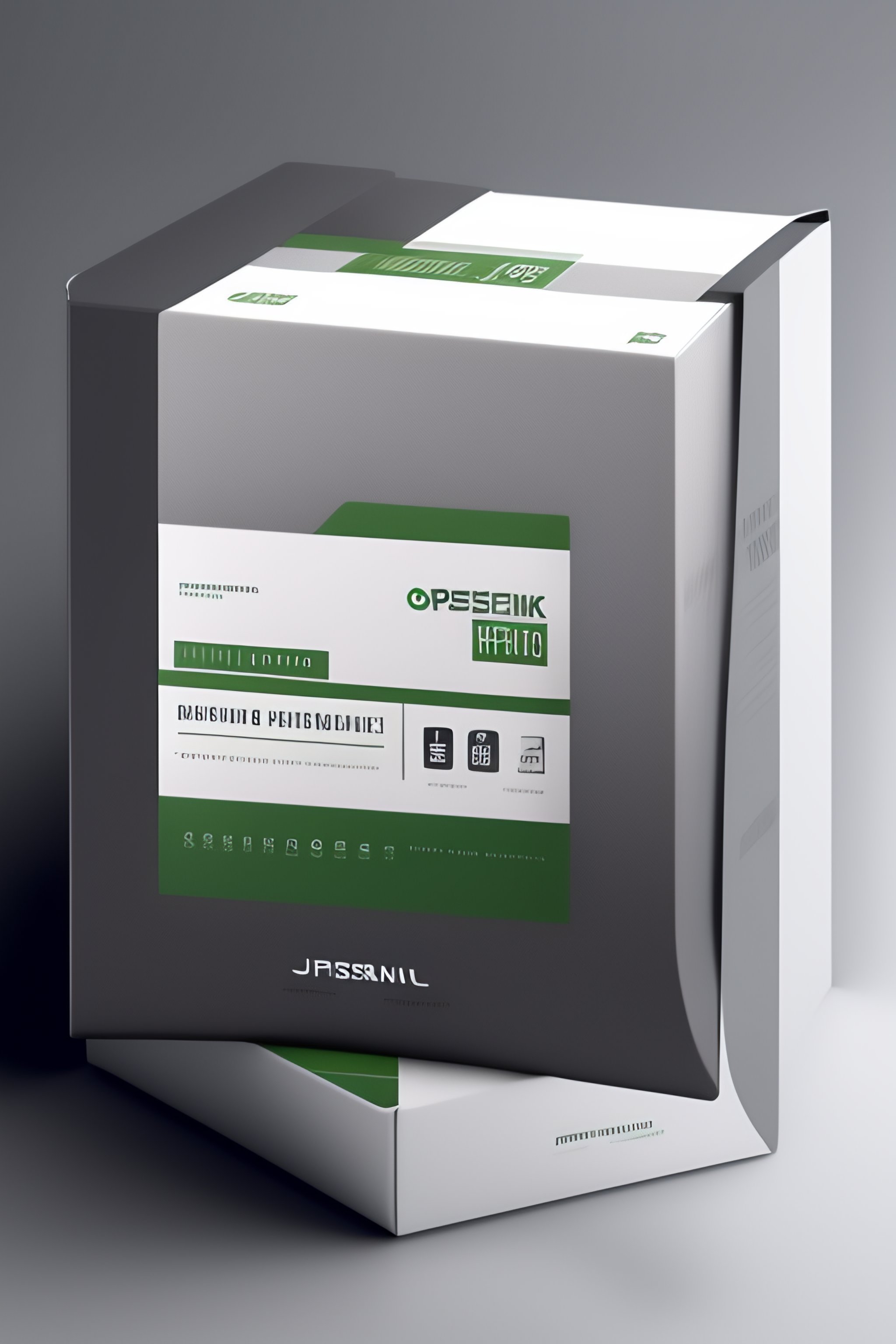 Lexica - Packaging design, one grey background