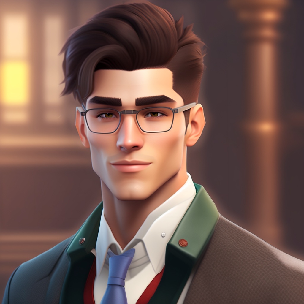 Lexica - Male character, student