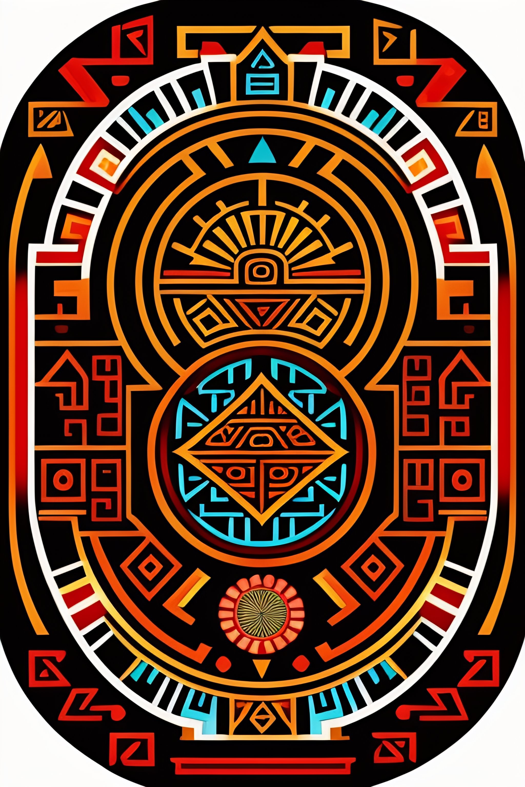 Lexica - A patern of aztec symbols